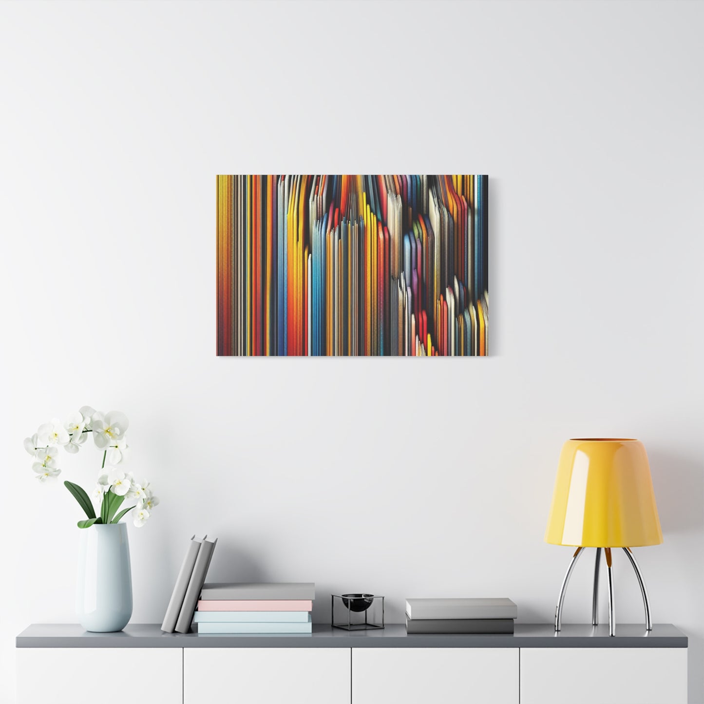 Vibrant Abstract Lines - Matte Canvas, Stretched, 1.25"