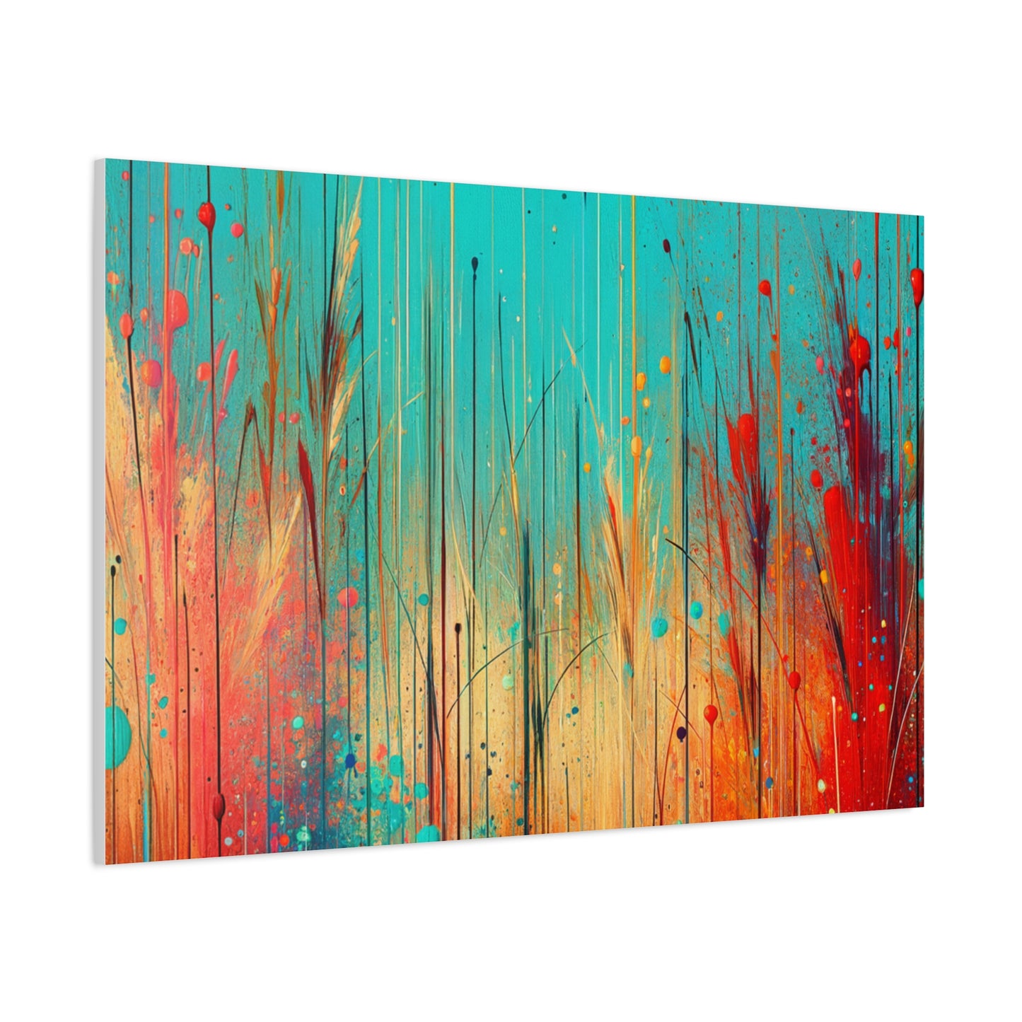 Vibrant Abstract Landscape - Matte Canvas, Stretched, 1.25"