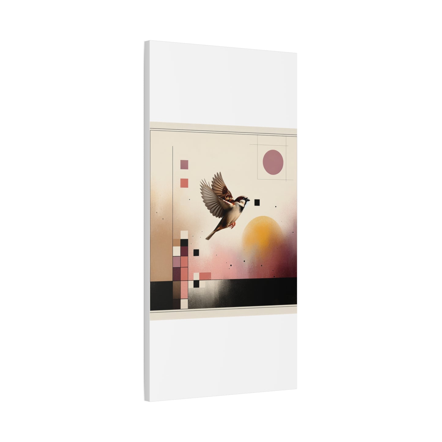 Sparrow Flight - Matte Canvas, Stretched, 1.25"