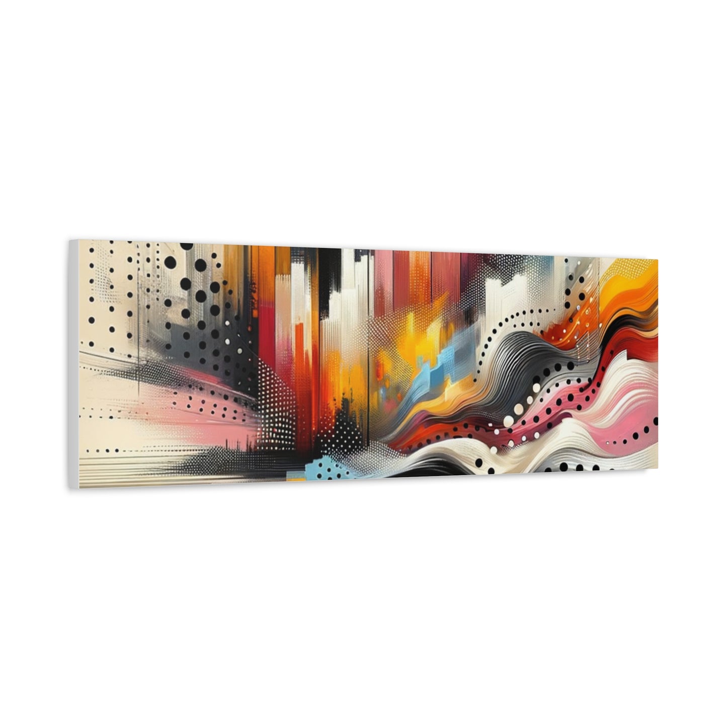 Abstract Color Symphony - Matte Canvas, Stretched, 1.25"