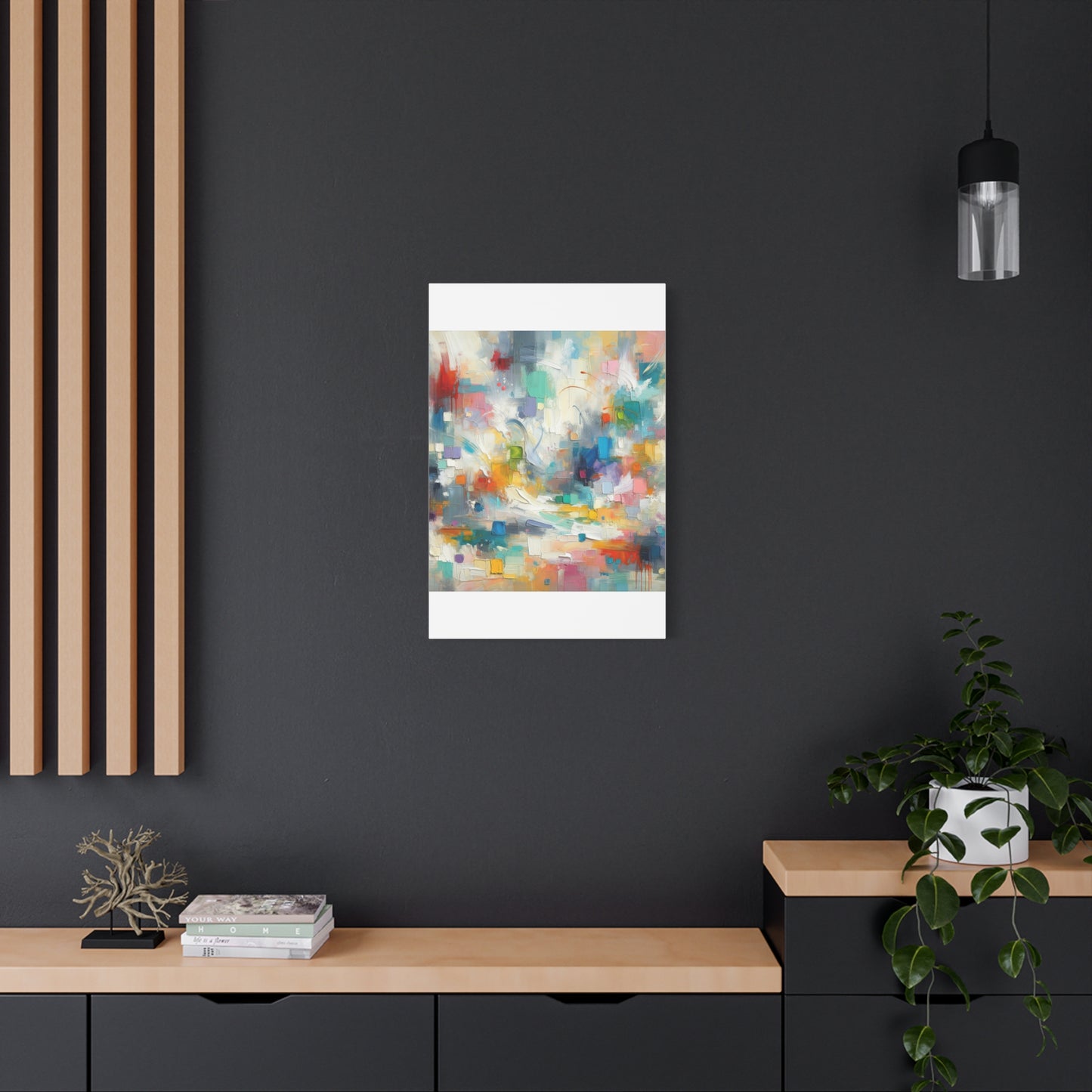 Abstract Color Burst - Matte Canvas, Stretched, 1.25"