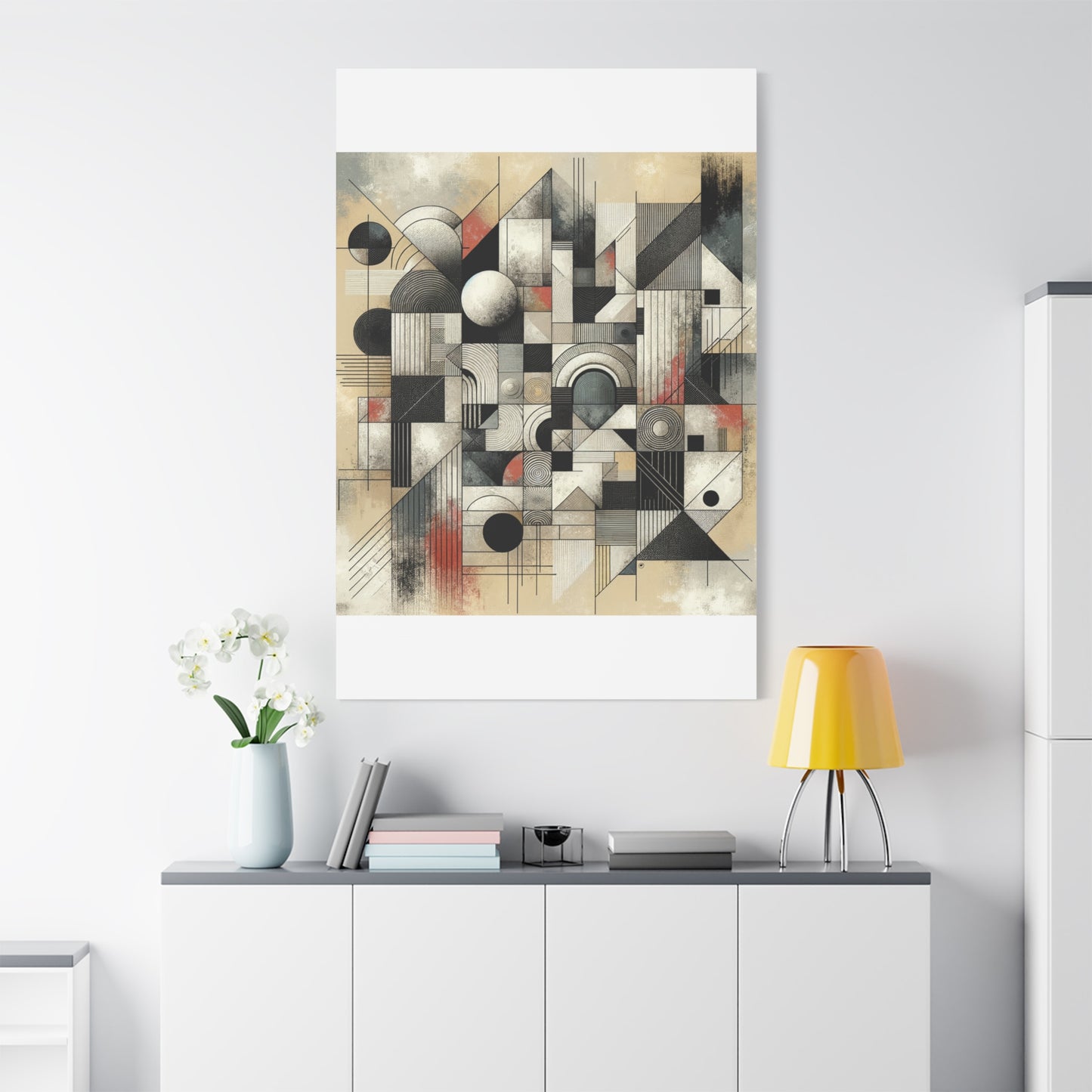 Abstract Geometry Matte Canvas, Stretched, 1.25"