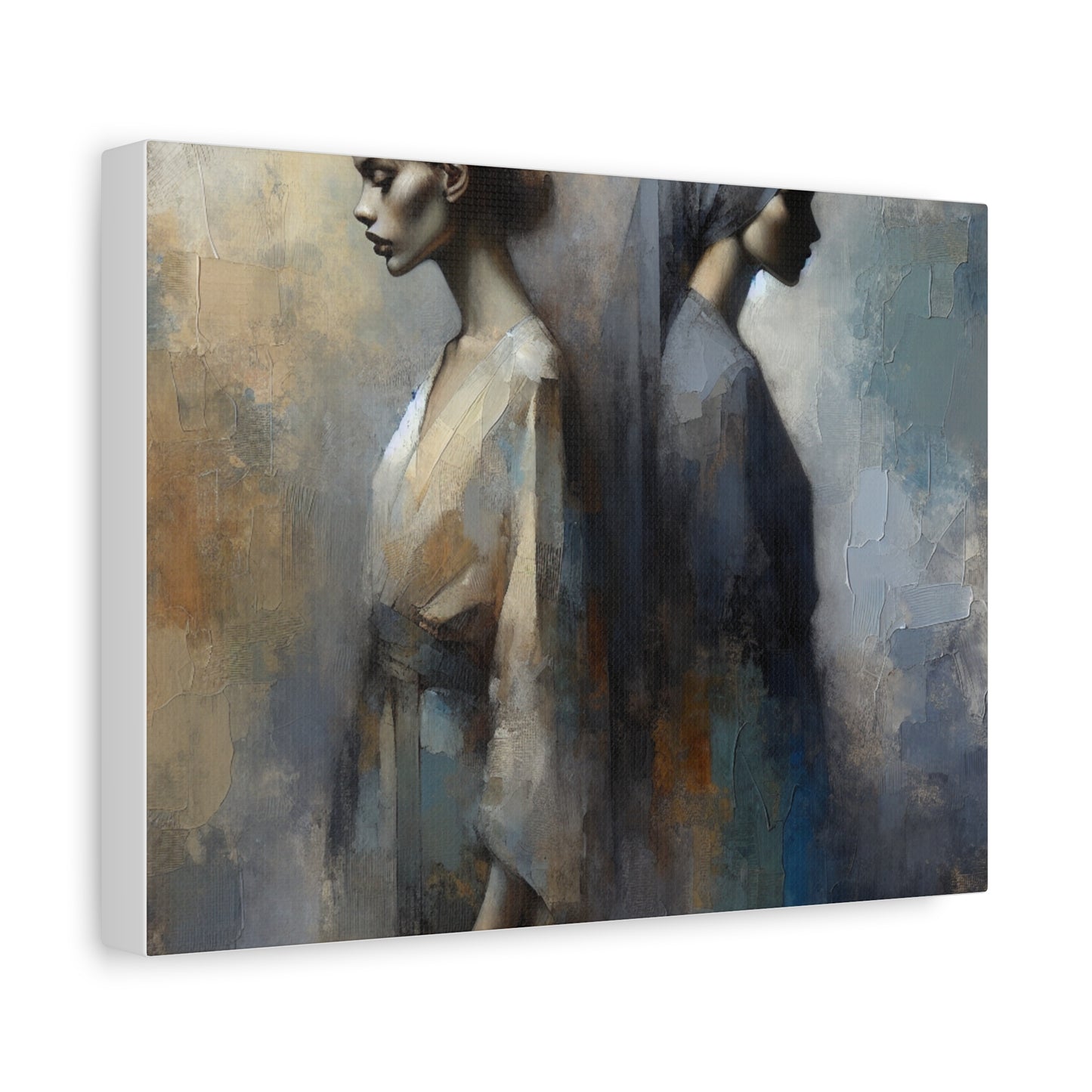 Matte Canvas, Stretched, 1.25" - Abstract Portraits in Contrast