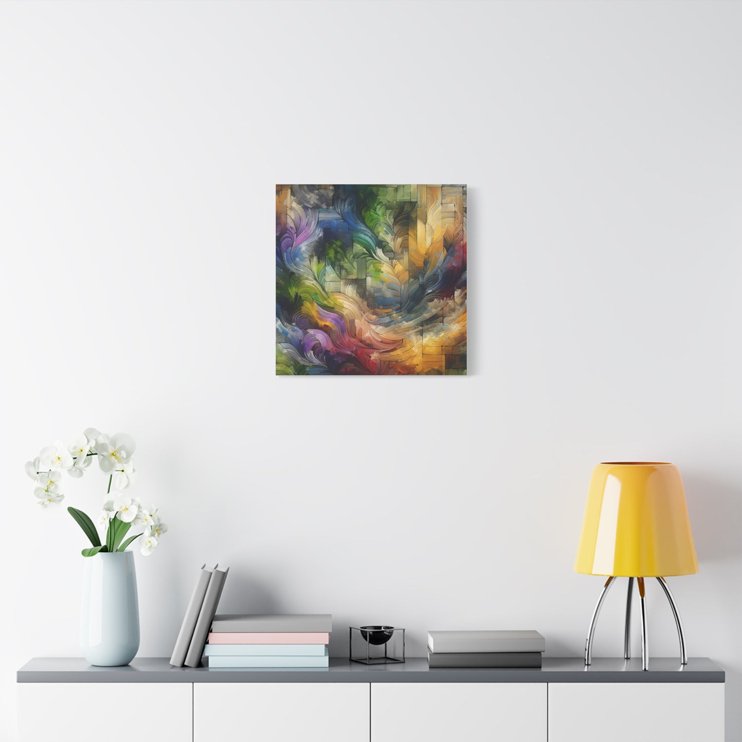 Colorful Abstract Swirls - Matte Canvas, Stretched, 1.25"