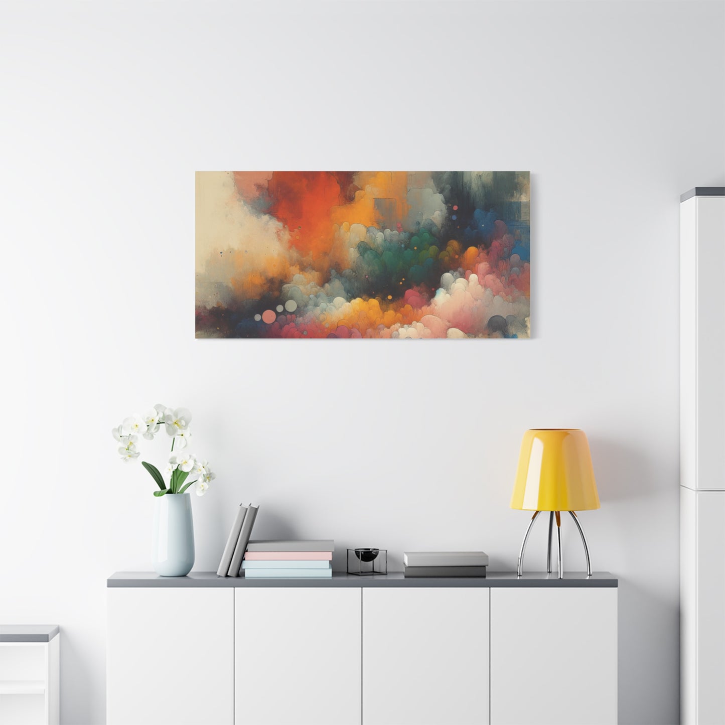 Colorful Abstract Clouds - Matte Canvas, Stretched, 1.25"