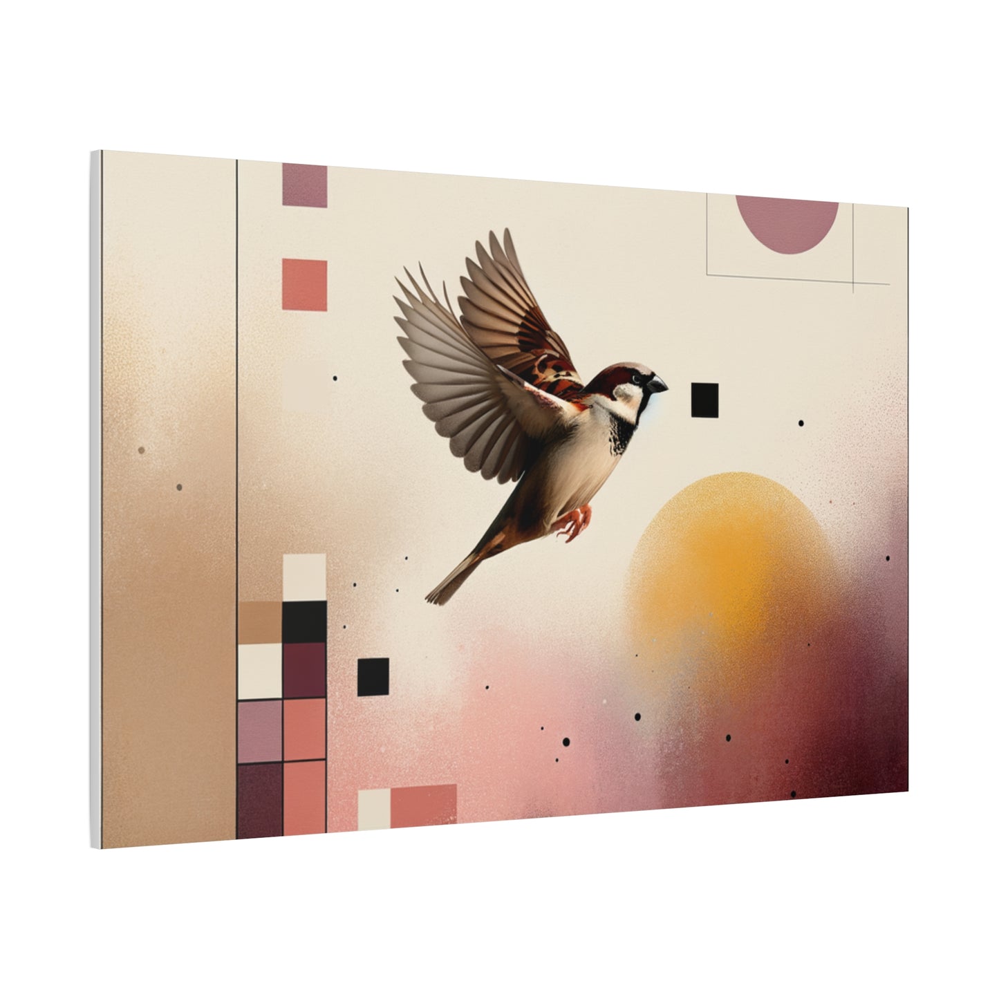 Sparrow Flight - Matte Canvas, Stretched, 1.25"