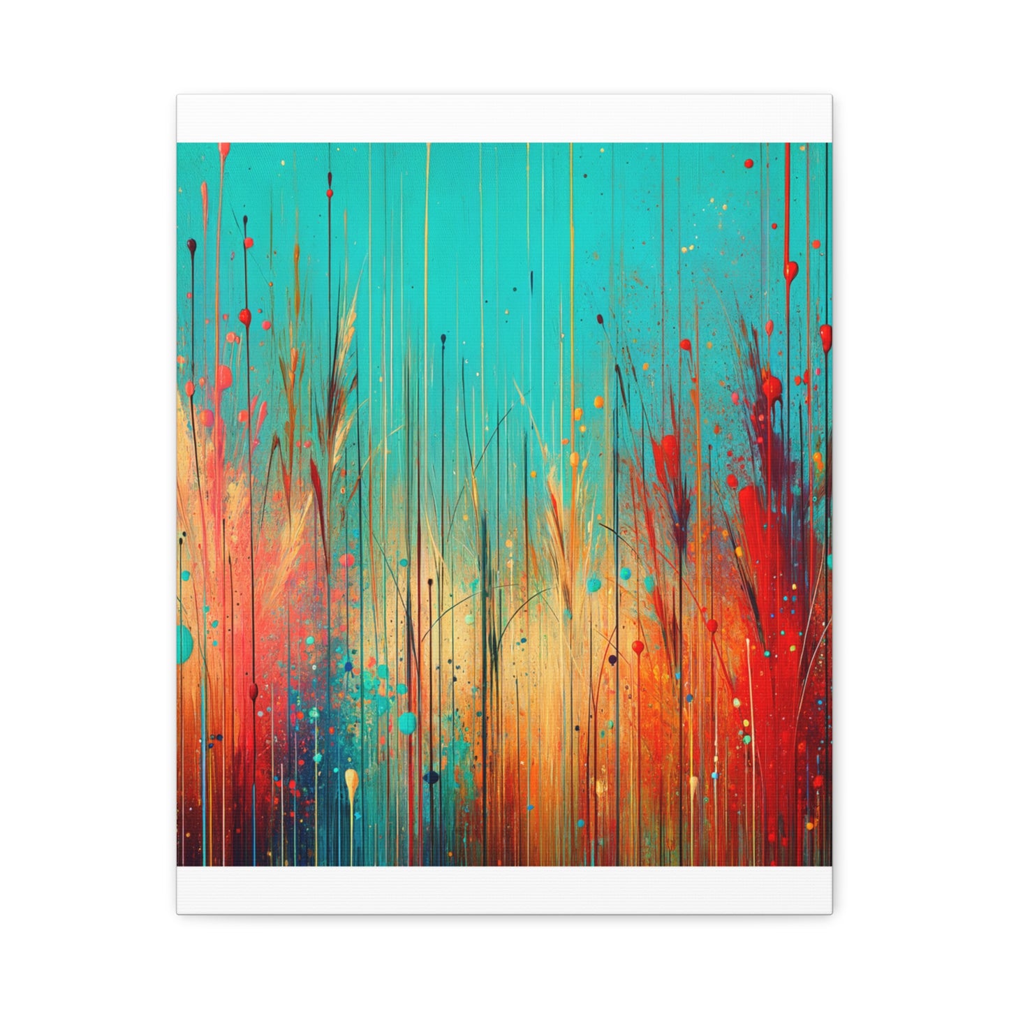 Vibrant Abstract Landscape - Matte Canvas, Stretched, 1.25"