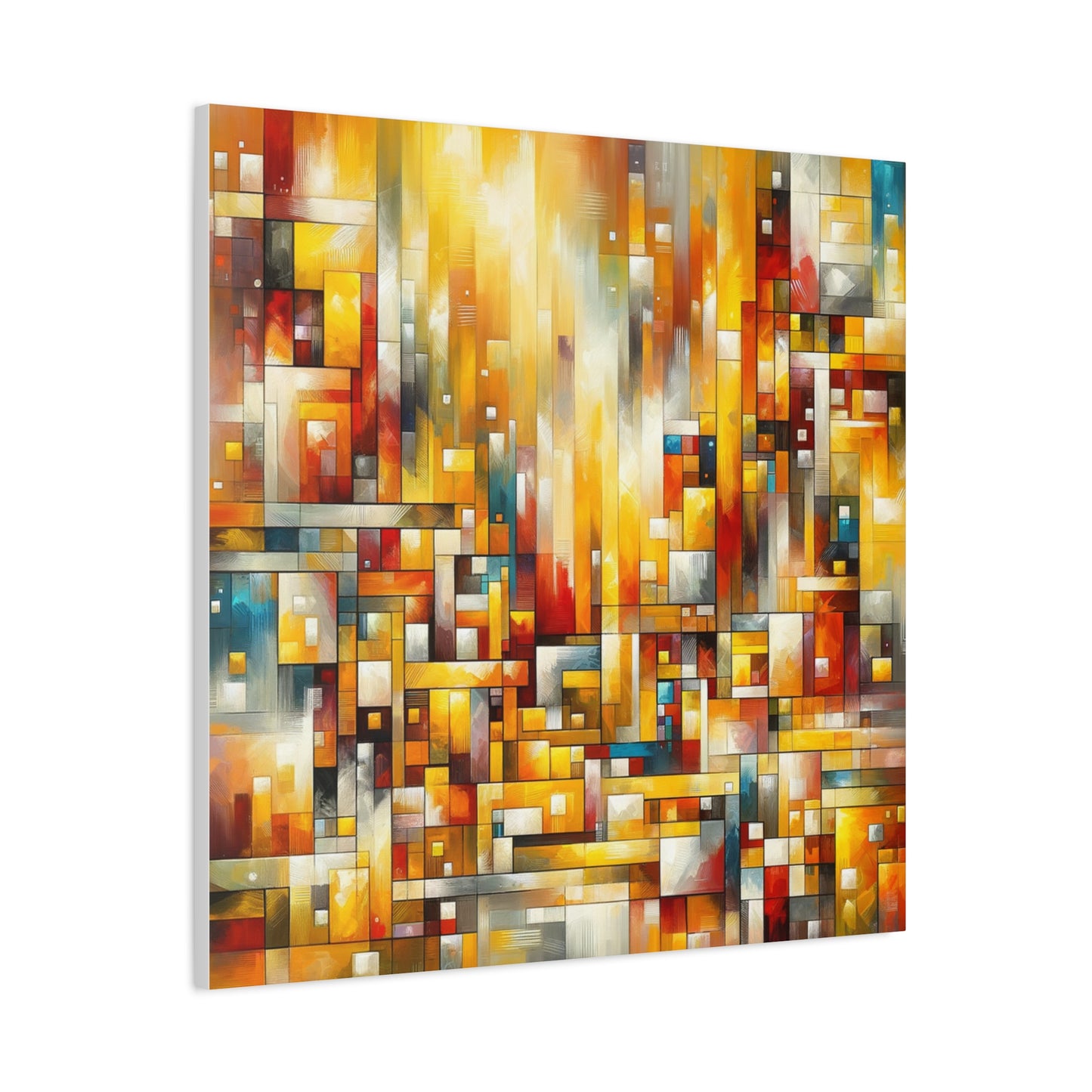 Abstract Geometric Burst - Matte Canvas, Stretched, 1.25"