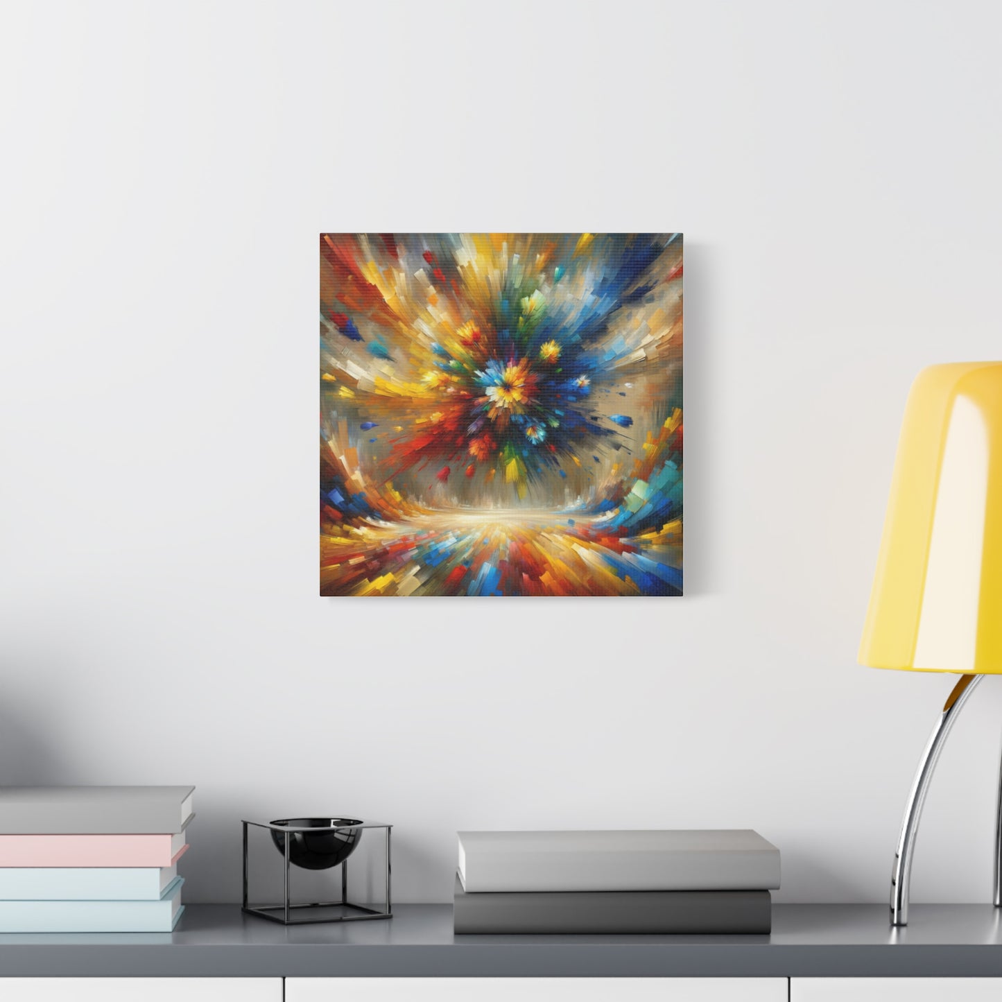 Abstract Burst of Colors - Matte Canvas, Stretched, 1.25"