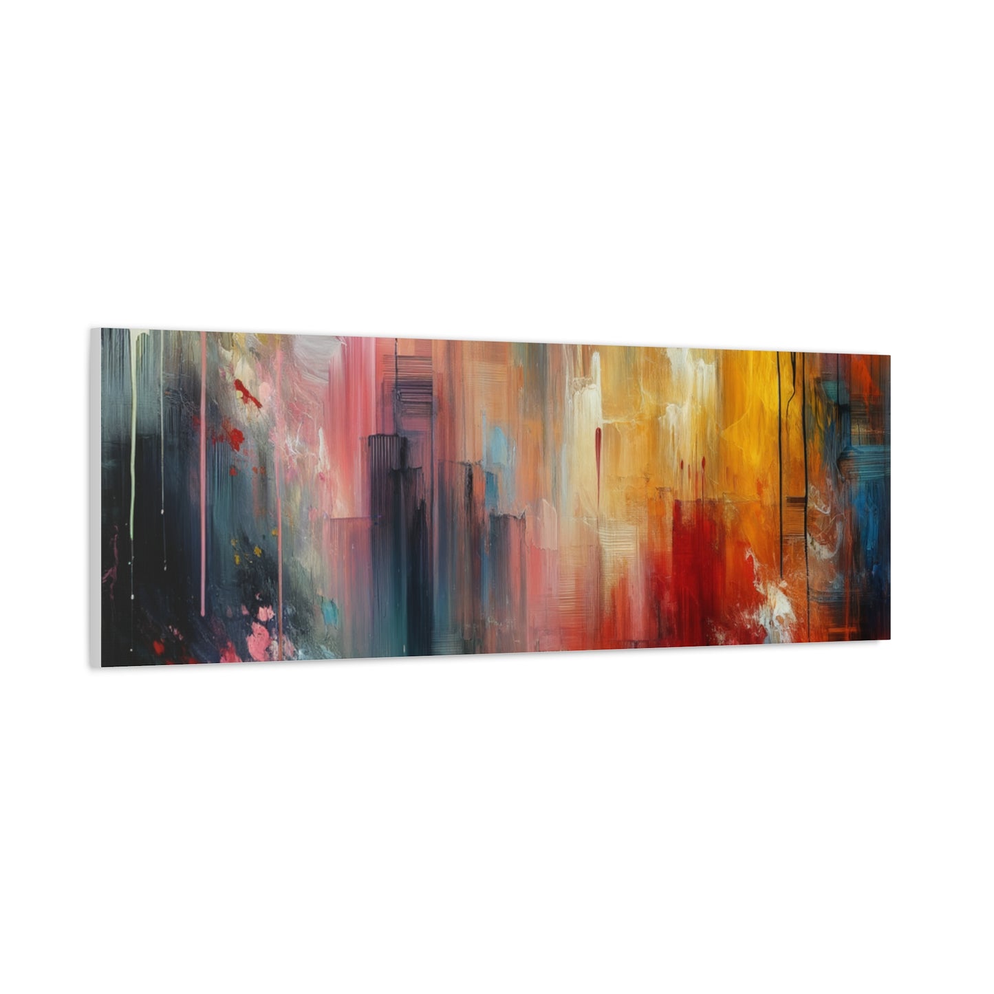 Abstract Brushstrokes - Matte Canvas, Stretched, 1.25"