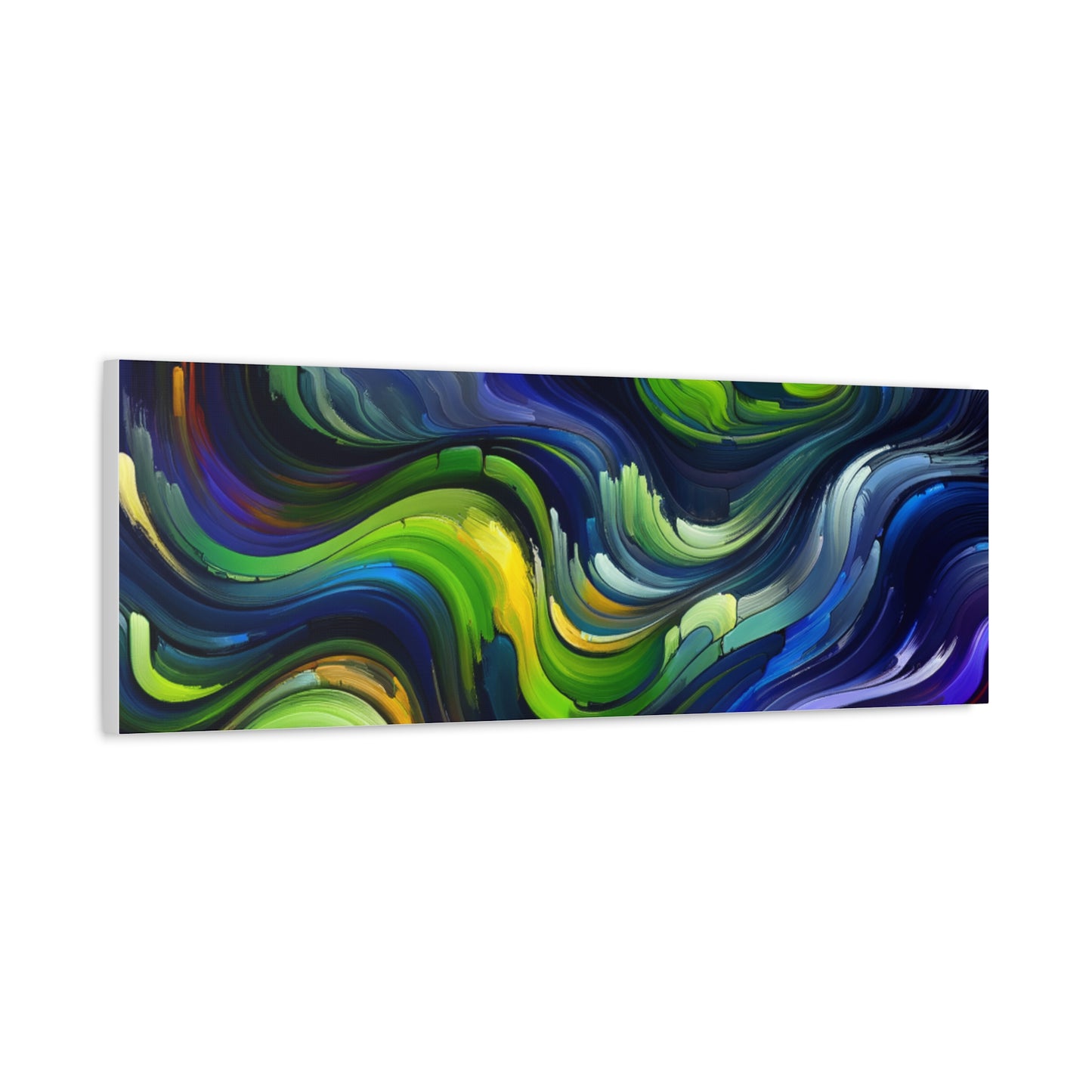 Vibrant Abstract Waves - Matte Canvas, Stretched, 1.25"