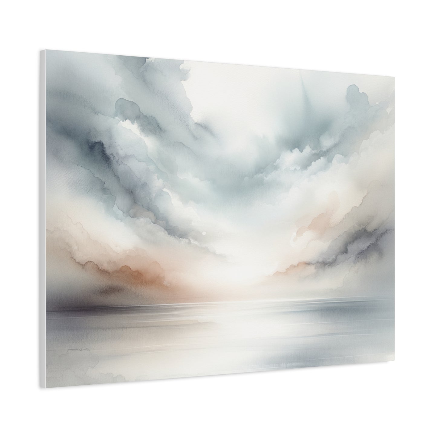 Matte Canvas, Stretched, 1.25" - Serene Watercolor Sky