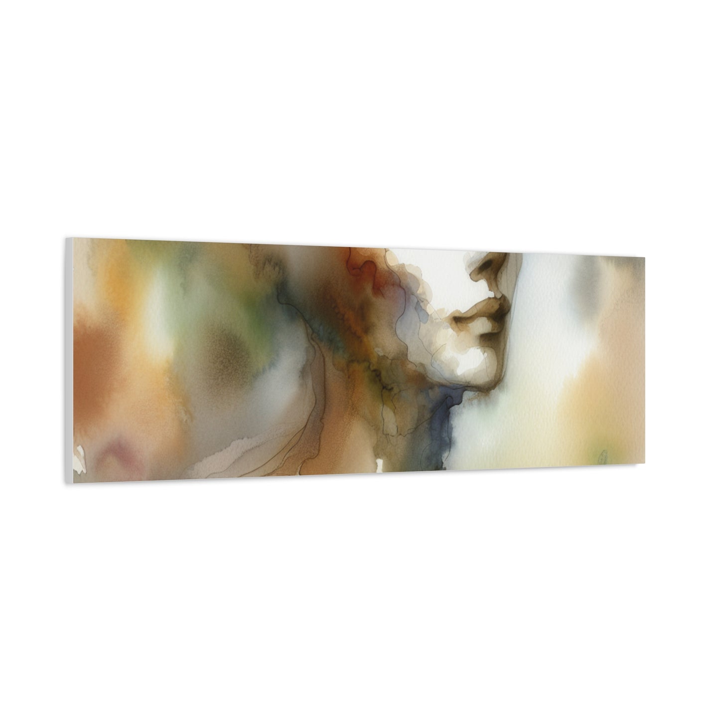 Dreamy Watercolor Portrait - Matte Canvas, Stretched, 1.25"