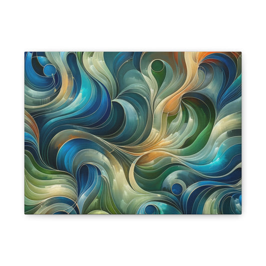 Abstract Swirls - Matte Canvas, Stretched, 1.25"