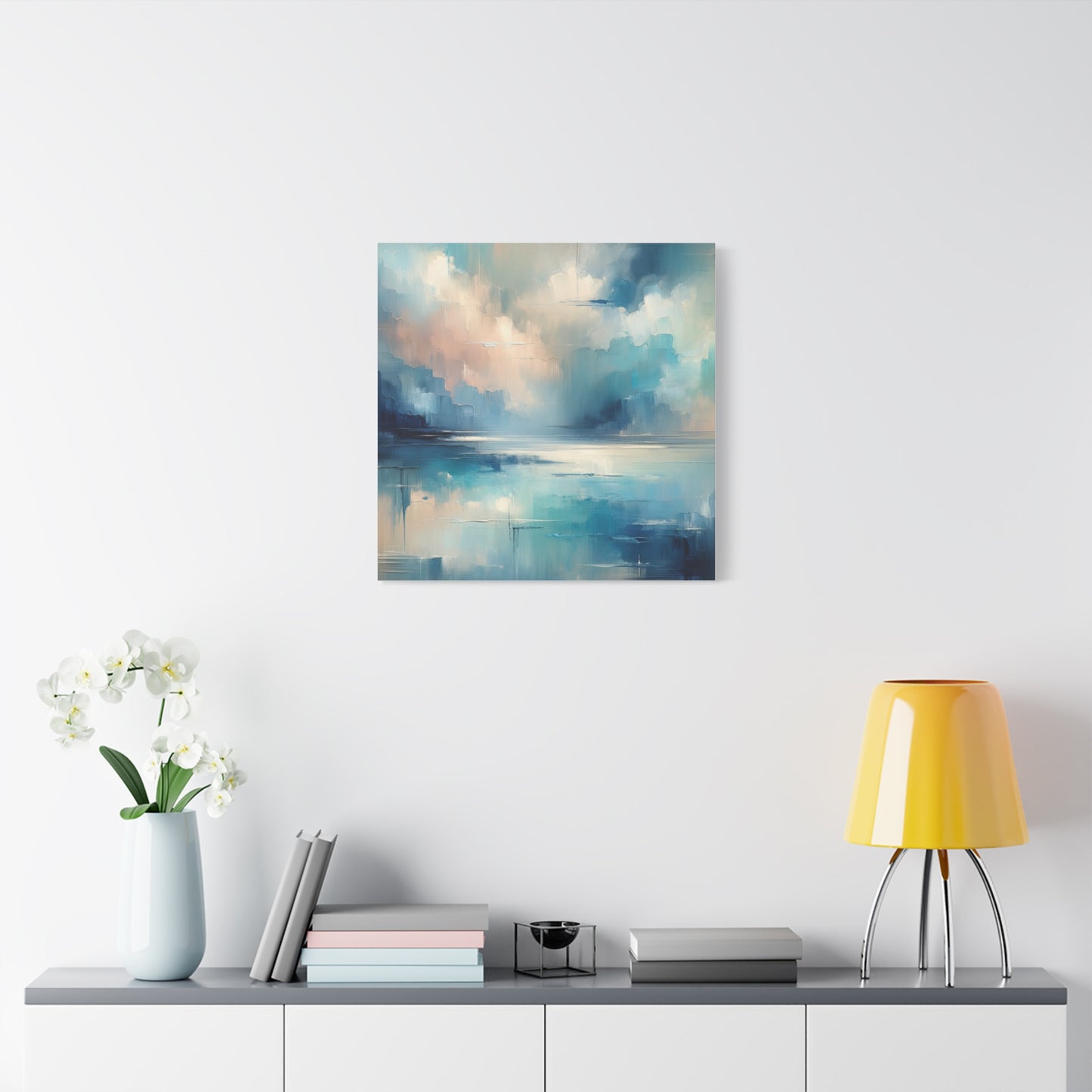 Abstract Sky Reflection - Matte Canvas, Stretched, 1.25"