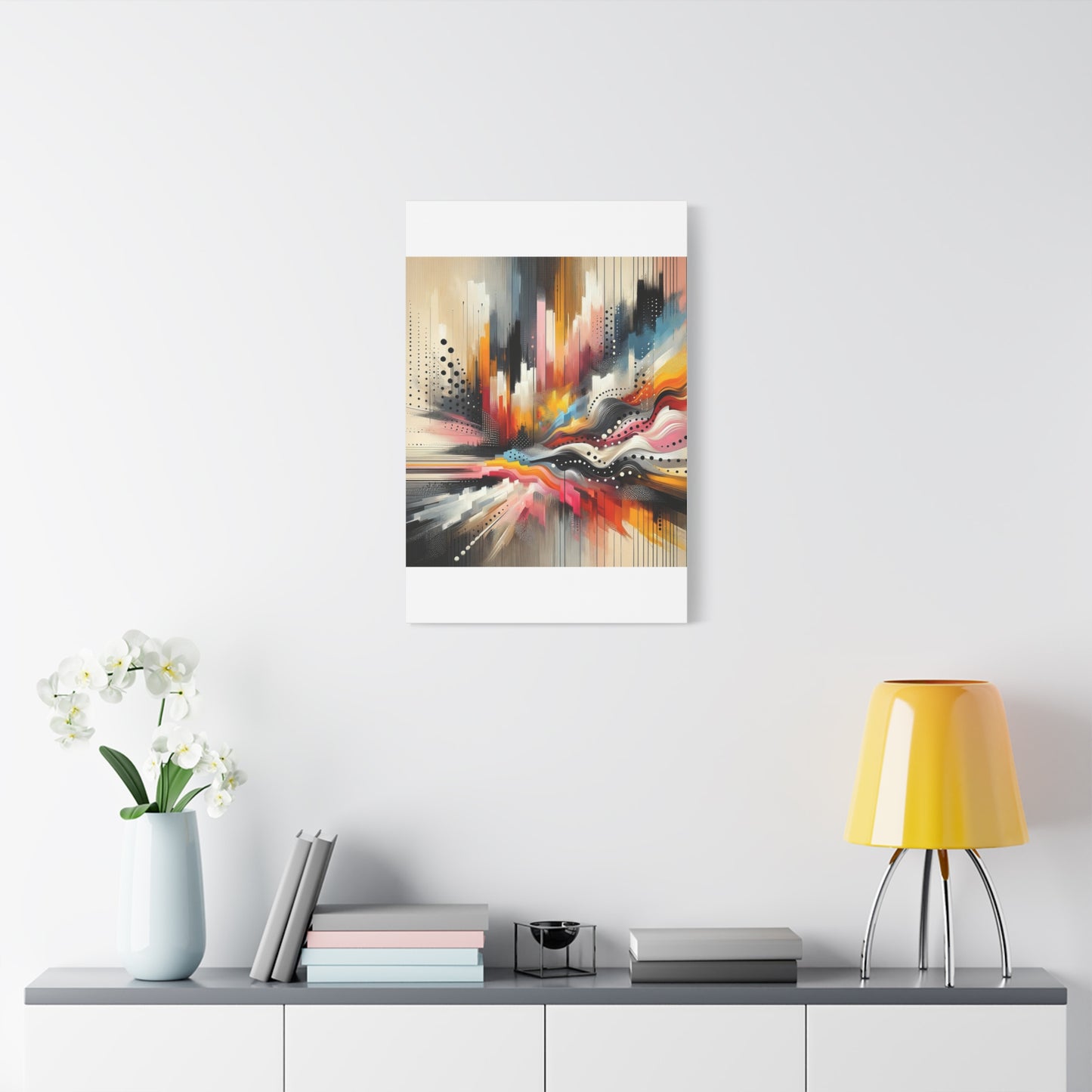 Abstract Color Symphony - Matte Canvas, Stretched, 1.25"