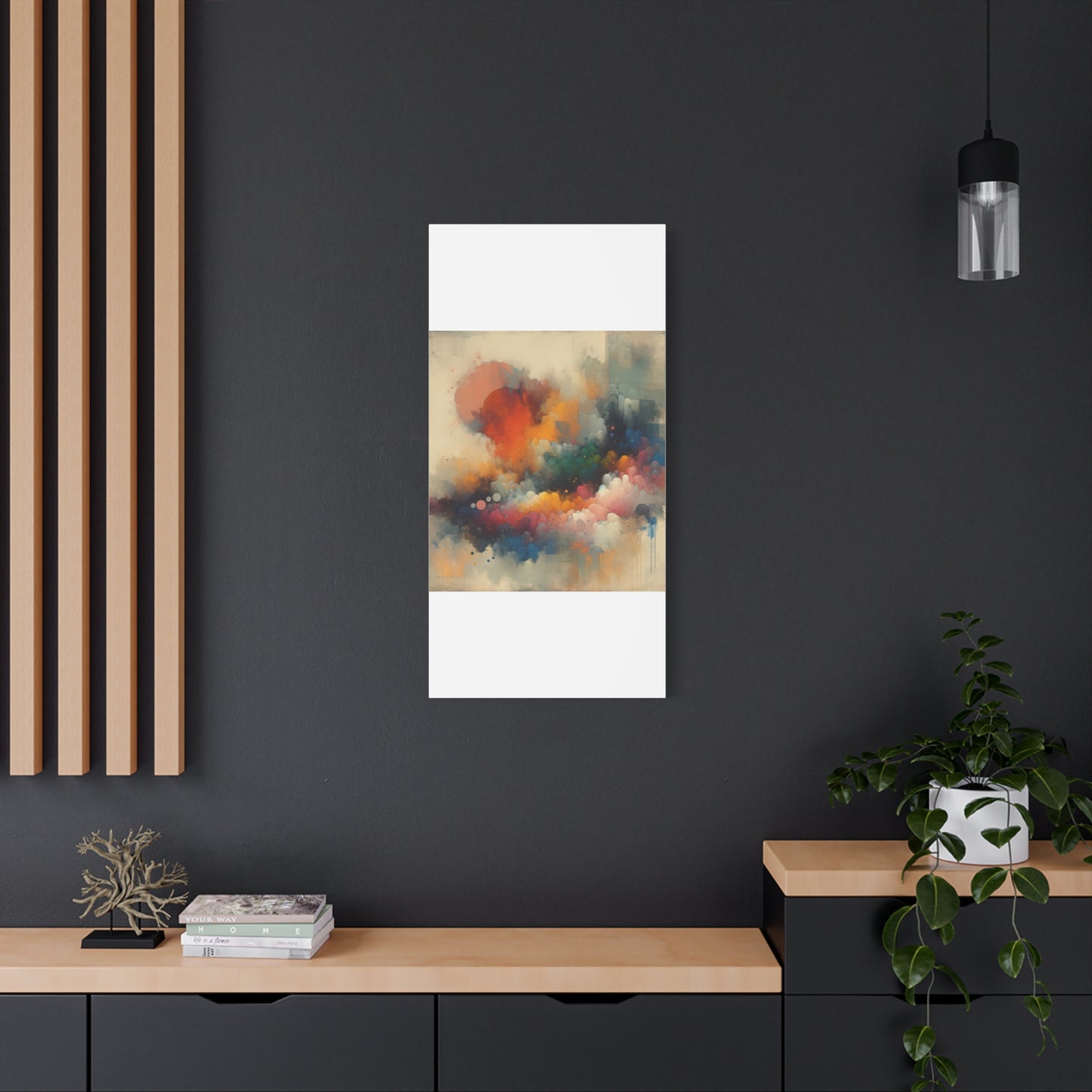 Colorful Abstract Clouds - Matte Canvas, Stretched, 1.25"