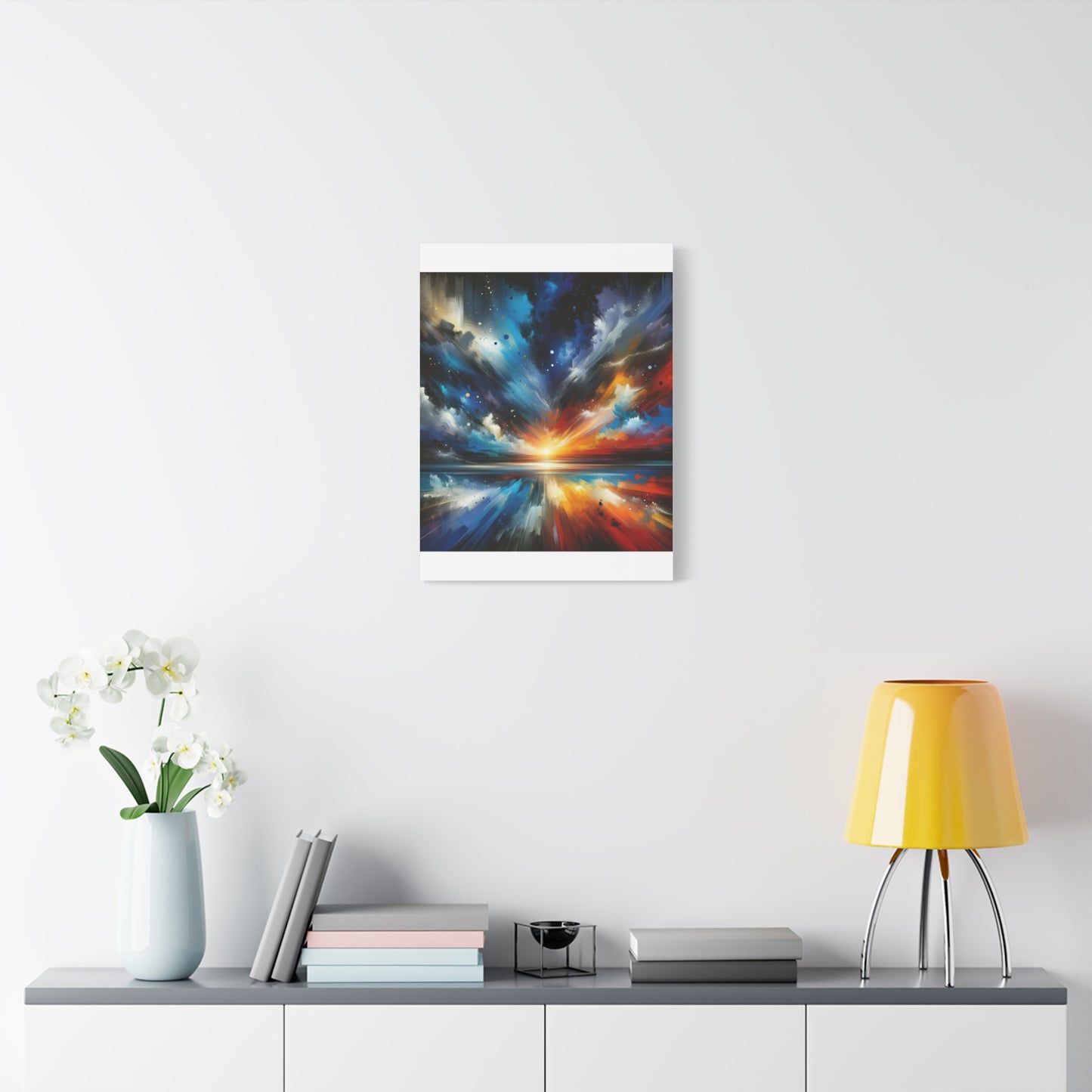 Vibrant Cosmic Sunrise - Matte Canvas, Stretched, 1.25"