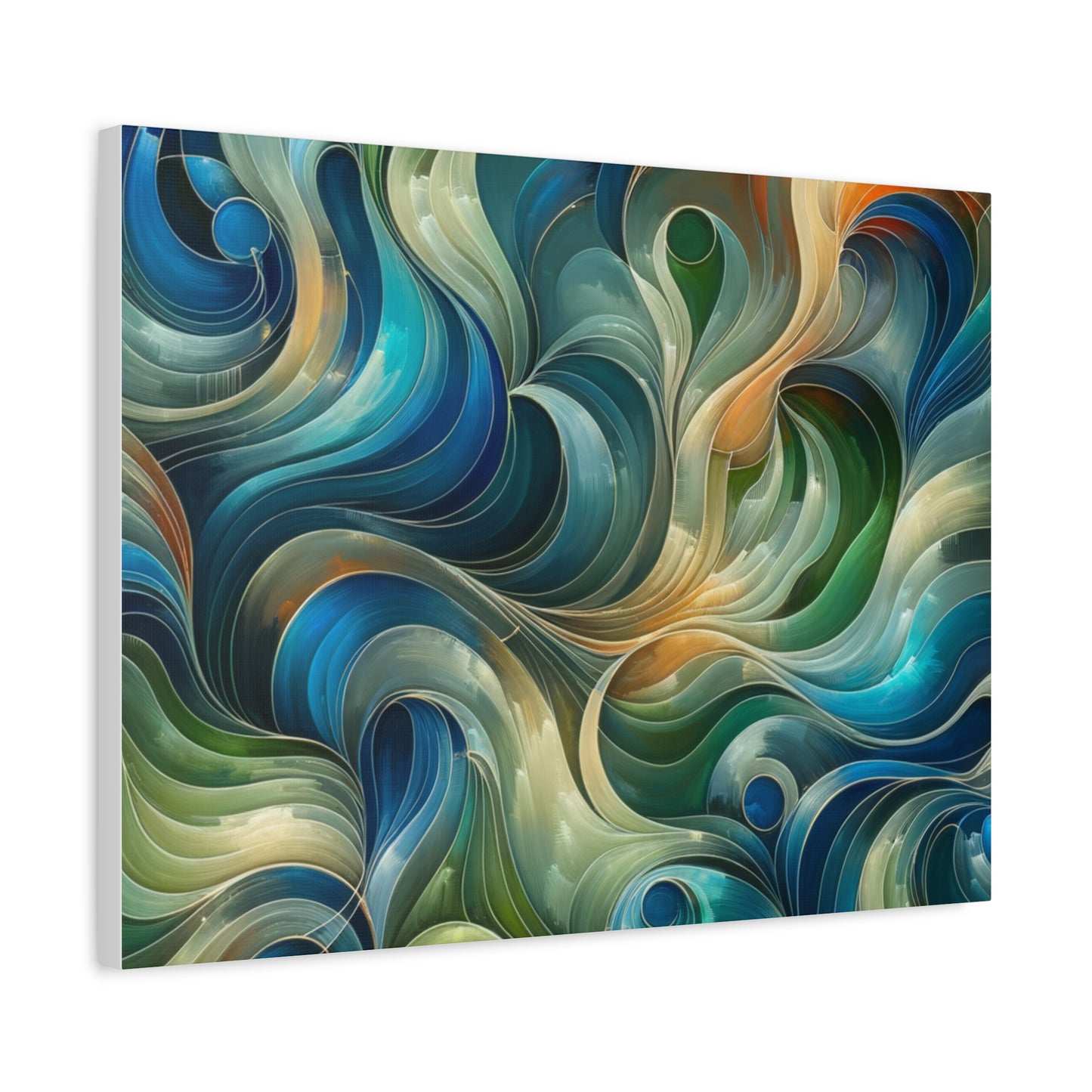 Abstract Swirls - Matte Canvas, Stretched, 1.25"