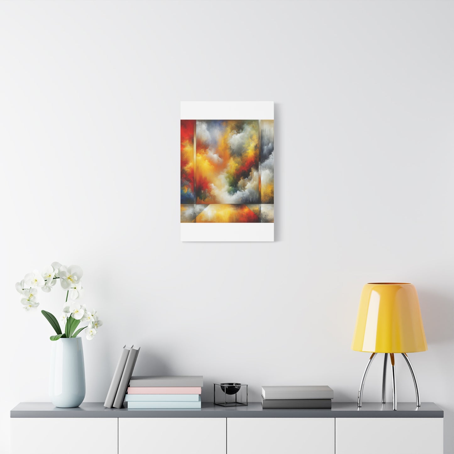 Abstract Colorful Clouds - Matte Canvas, Stretched, 1.25"