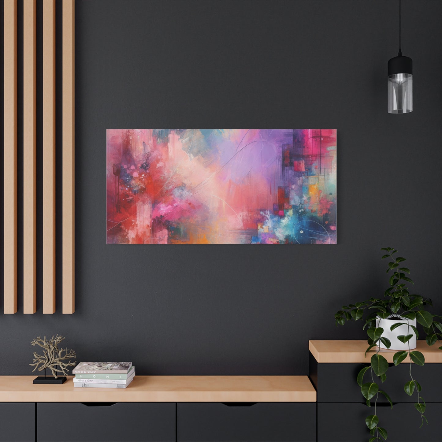 Abstract Color Symphony - Matte Canvas, Stretched, 1.25"