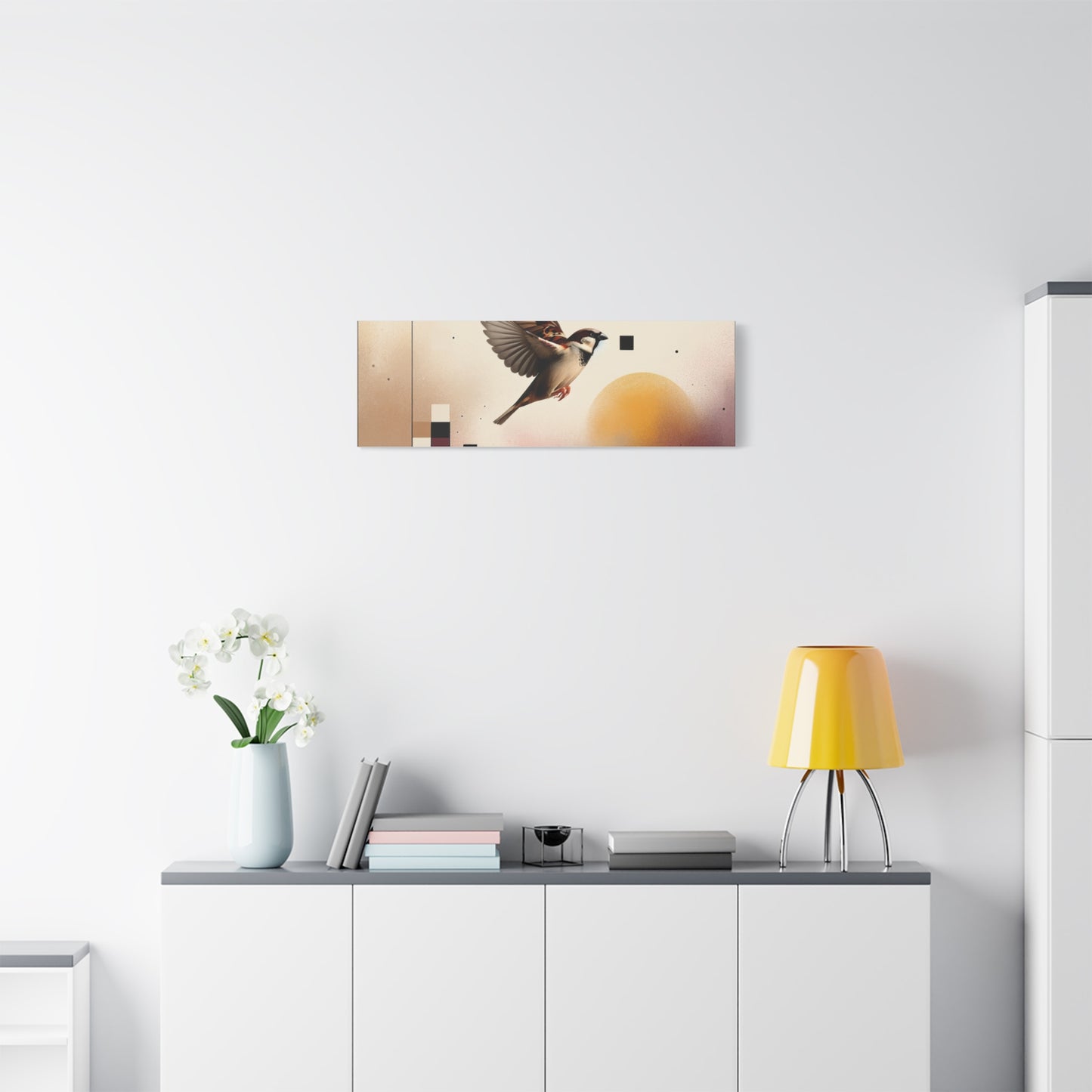 Sparrow Flight - Matte Canvas, Stretched, 1.25"