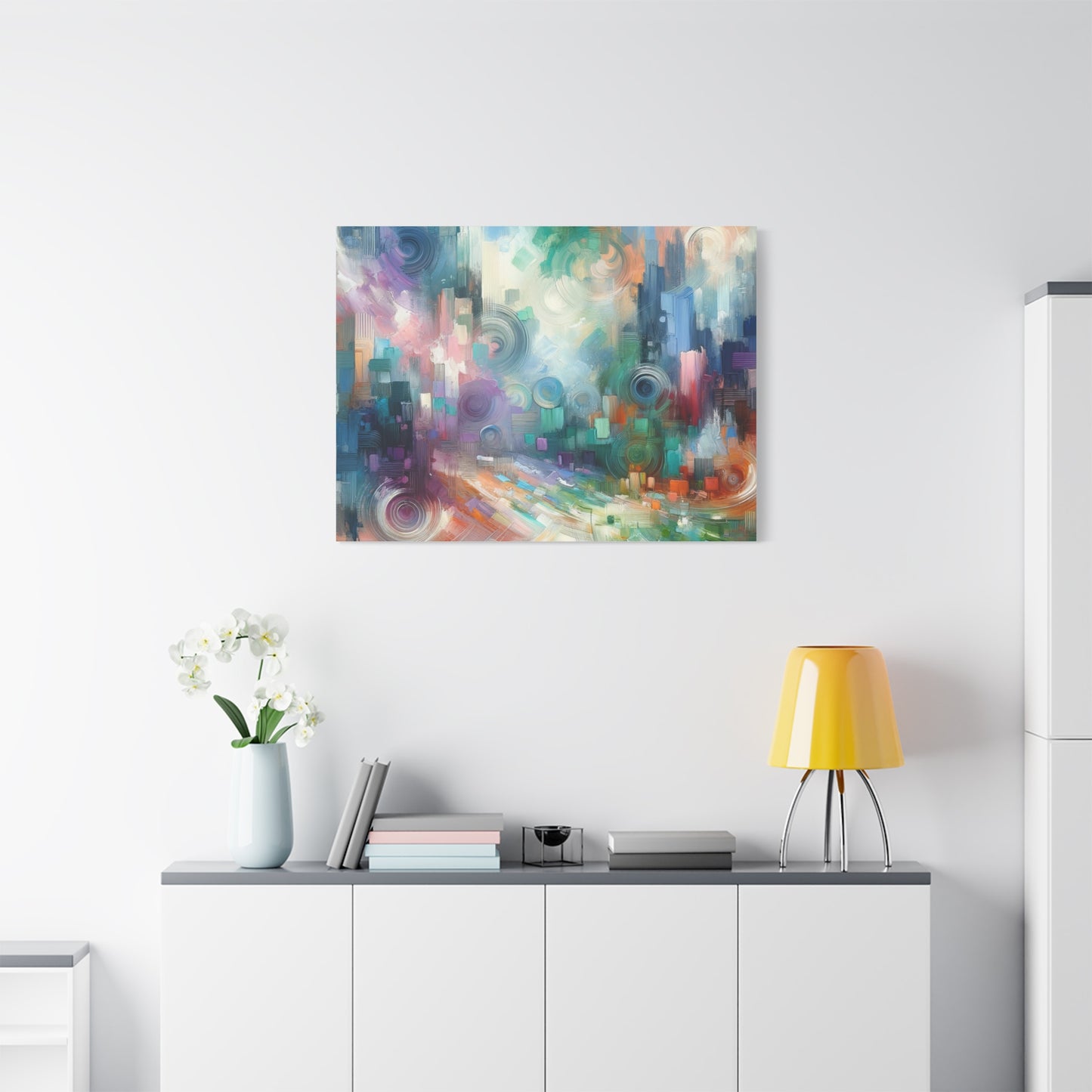 Abstract Color Symphony - Matte Canvas, Stretched, 1.25"