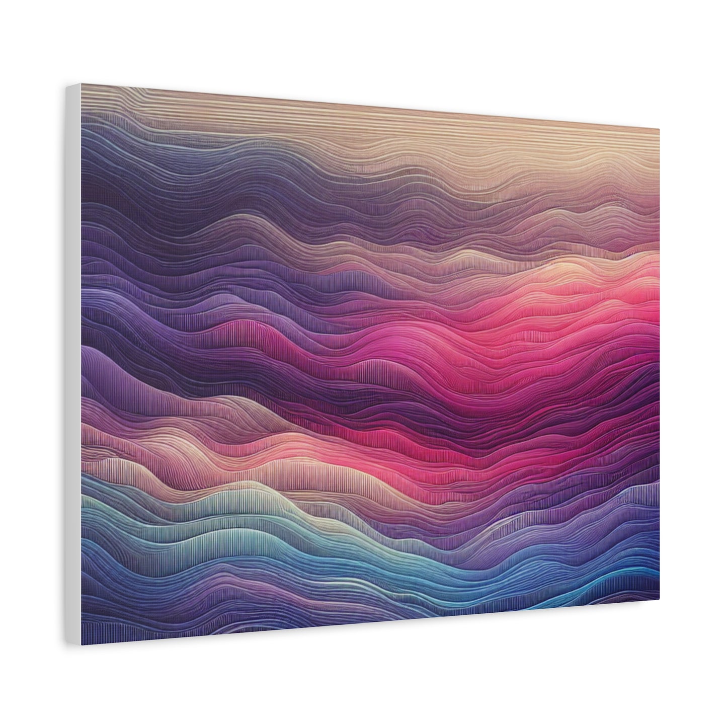 Wave Harmony - Matte Canvas, Stretched, 1.25"