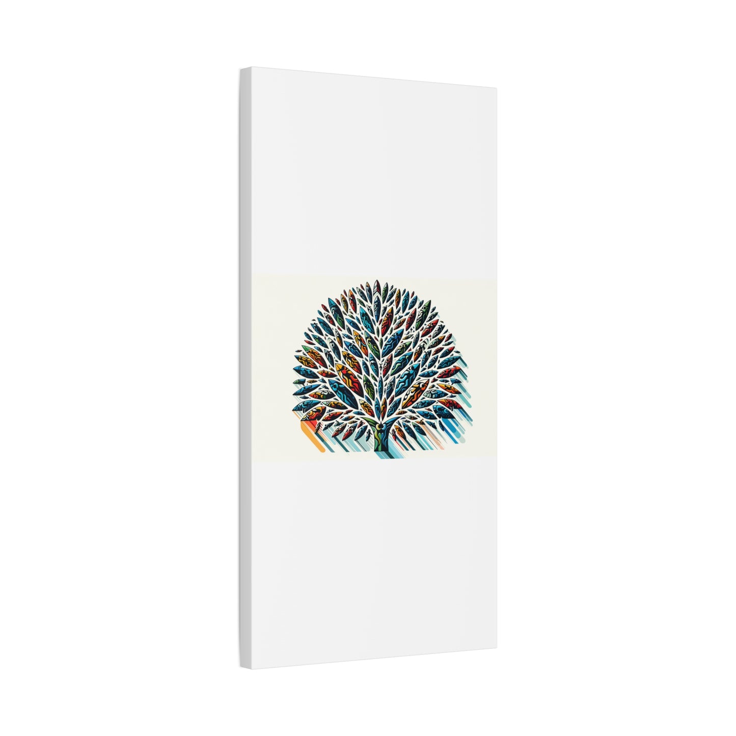 Colorful Leaf Tree - Matte Canvas, Stretched, 1.25"