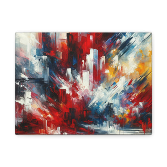 Matte Canvas, Stretched, 1.25" - Abstract Burst