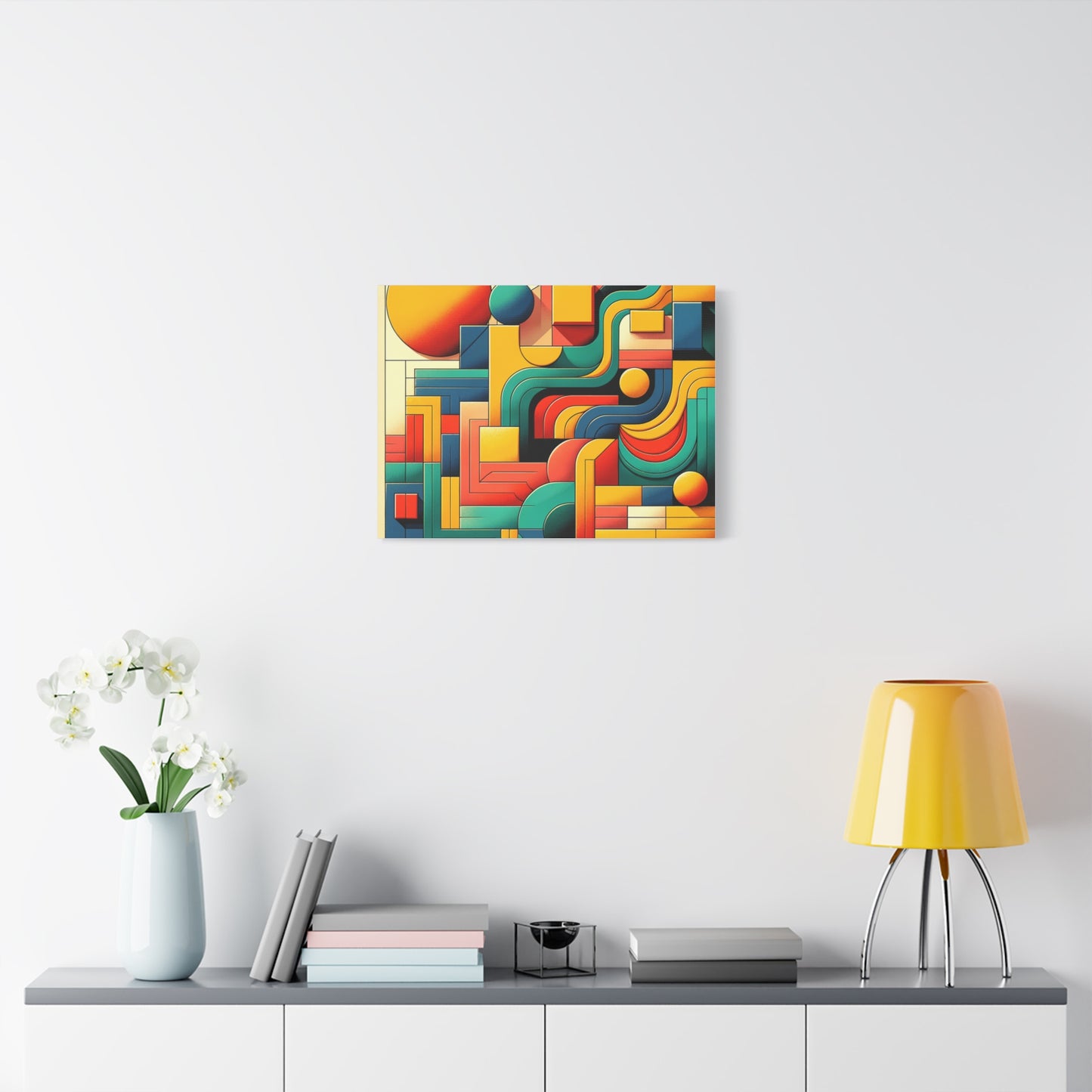 Abstract Geometric Design - Matte Canvas, Stretched, 1.25"