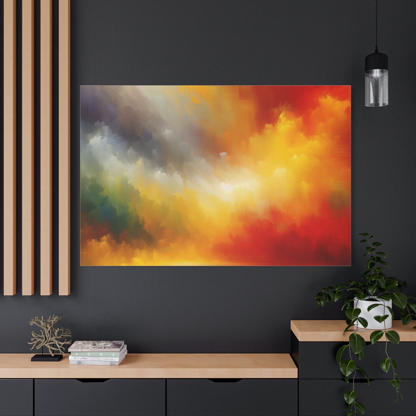 Vibrant Abstract Sky - Matte Canvas, Stretched, 1.25"