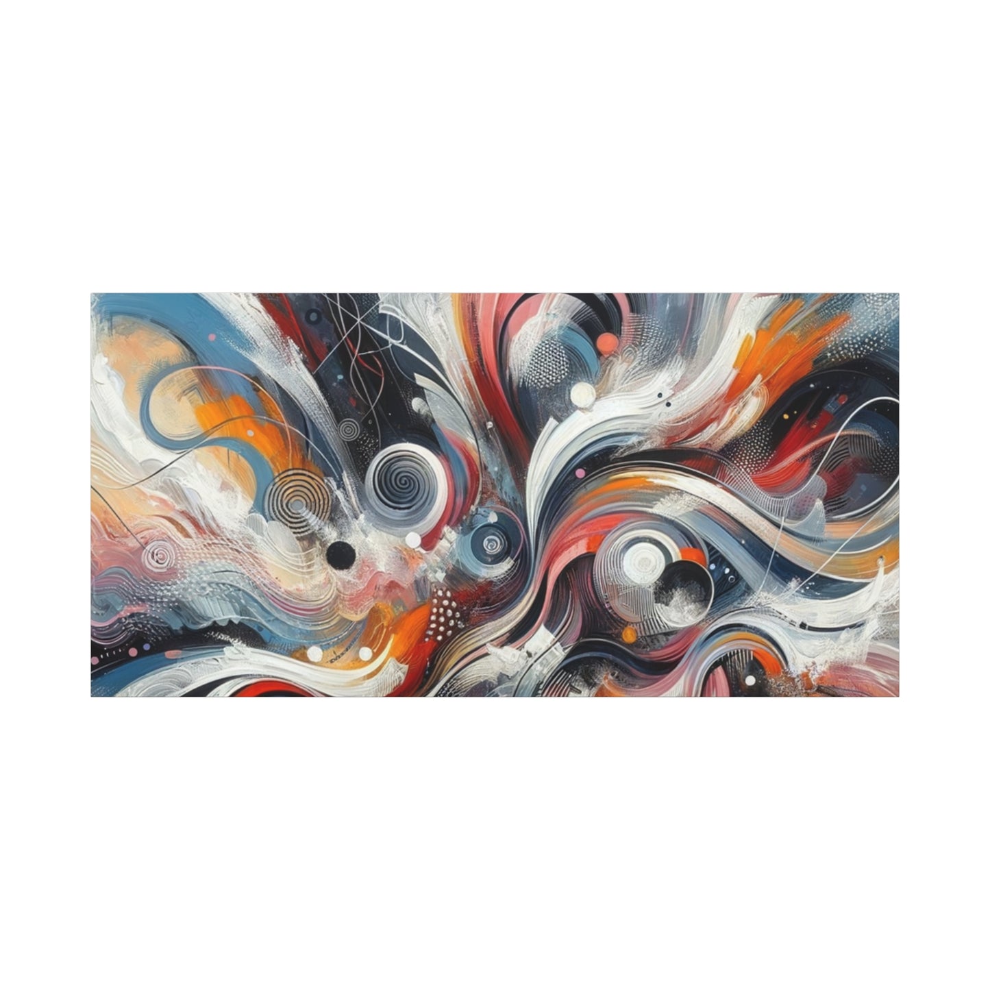 Abstract Swirl Matte Canvas, Stretched, 1.25"