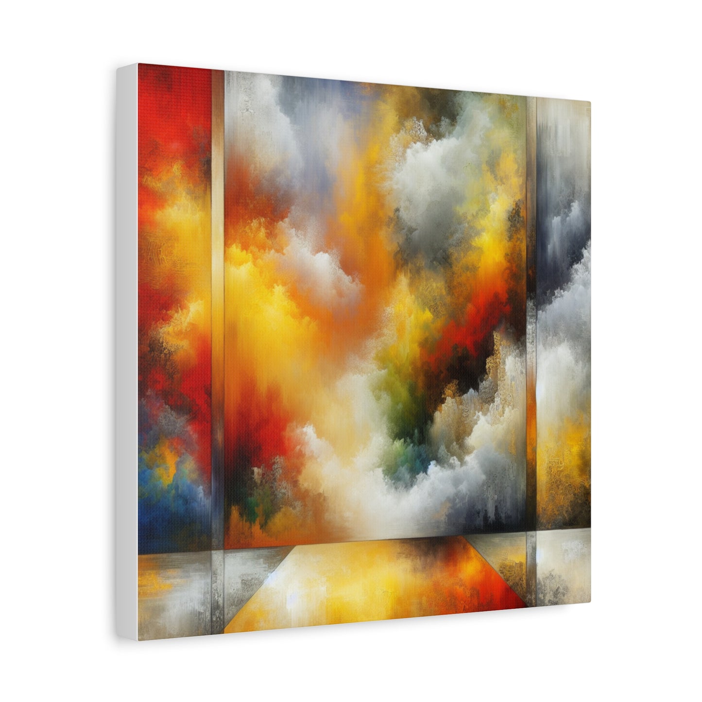 Abstract Colorful Clouds - Matte Canvas, Stretched, 1.25"