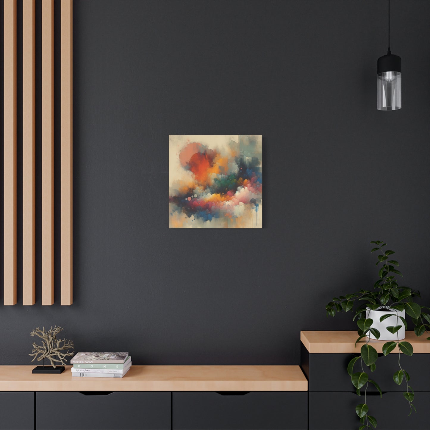 Colorful Abstract Clouds - Matte Canvas, Stretched, 1.25"