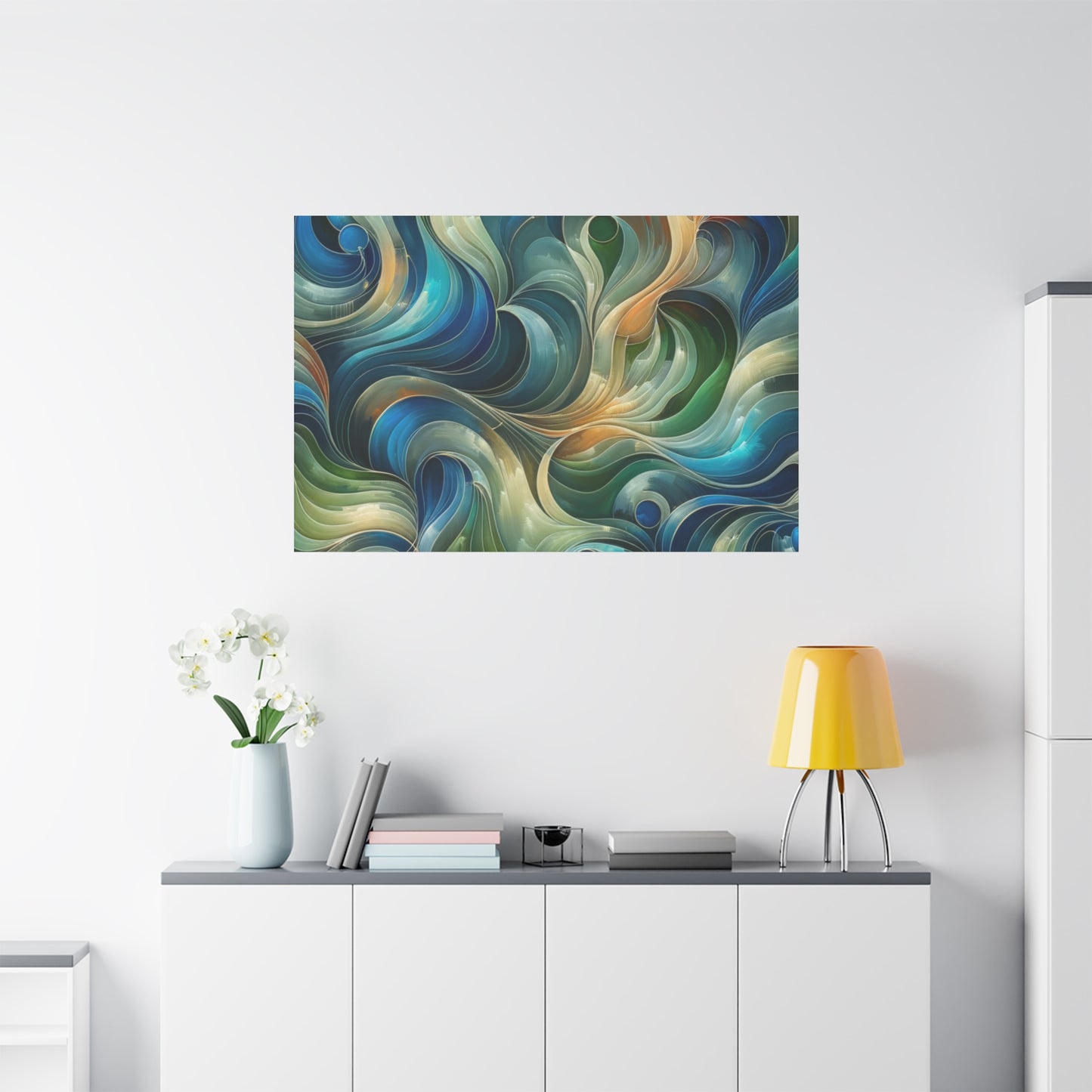 Abstract Swirls - Matte Canvas, Stretched, 1.25"