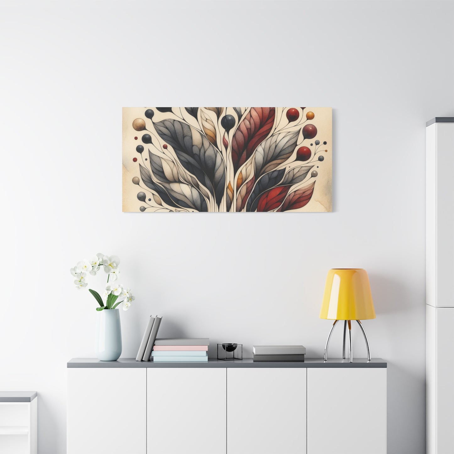 Abstract Floral Art - Matte Canvas, Stretched, 1.25"