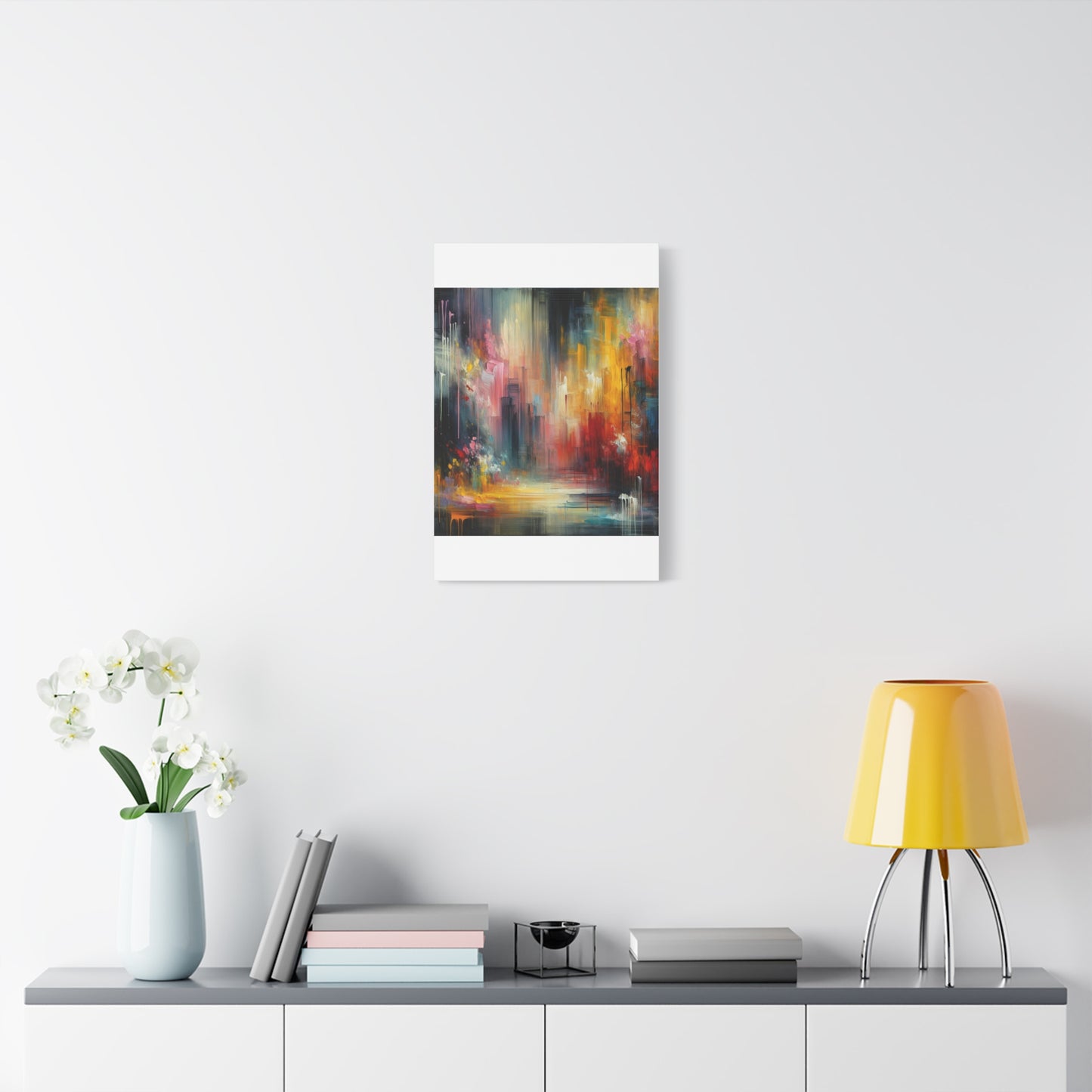 Abstract Brushstrokes - Matte Canvas, Stretched, 1.25"