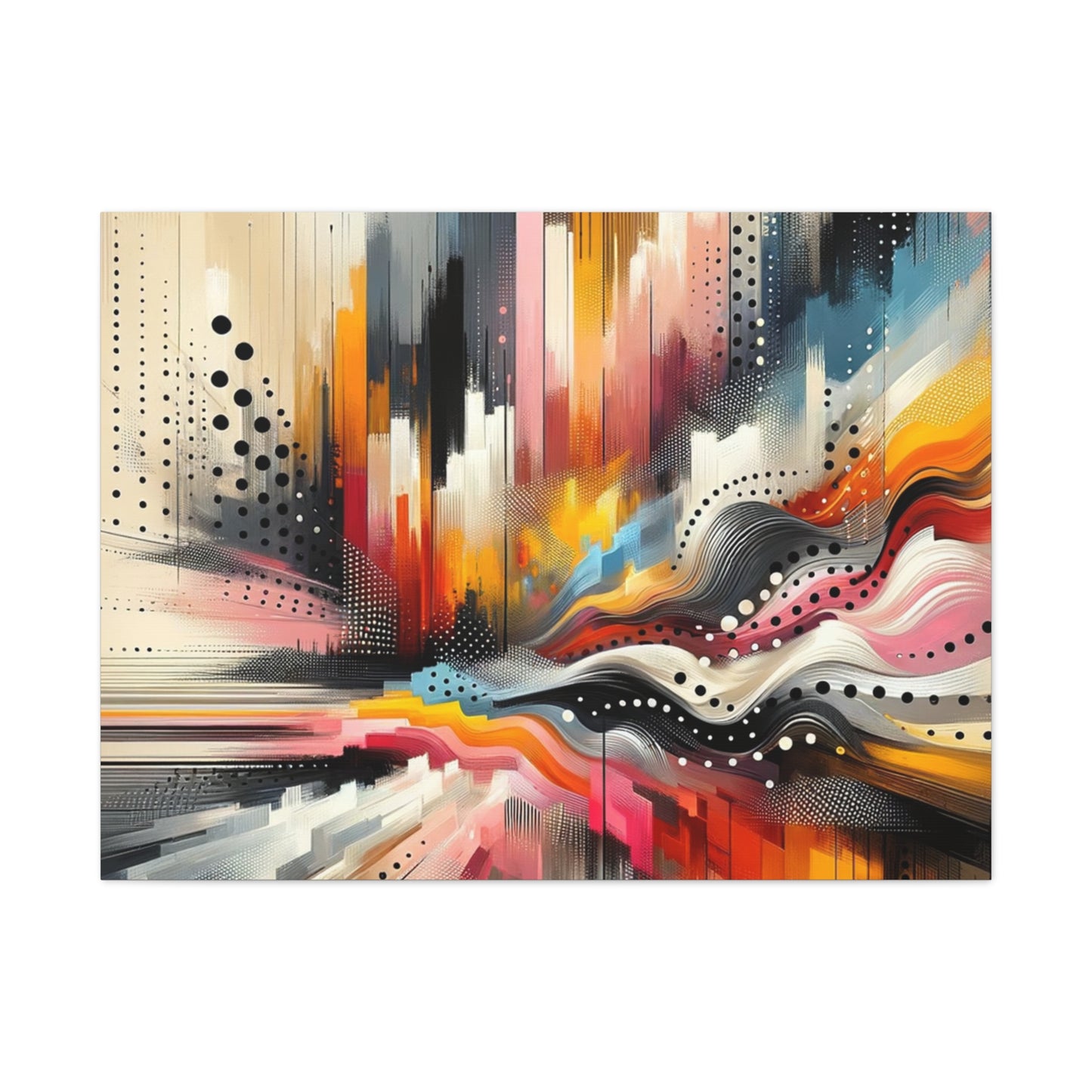 Abstract Color Symphony - Matte Canvas, Stretched, 1.25"