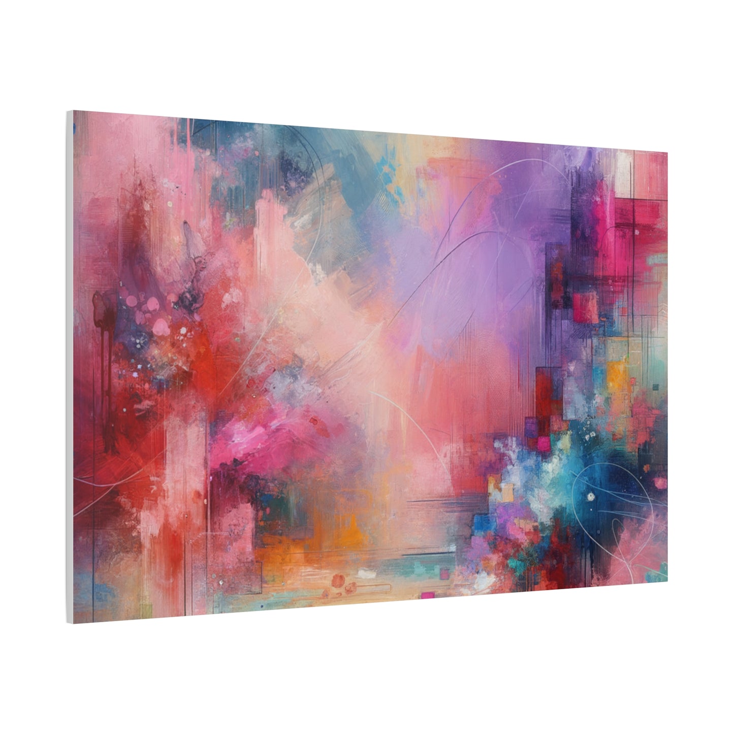 Abstract Color Symphony - Matte Canvas, Stretched, 1.25"