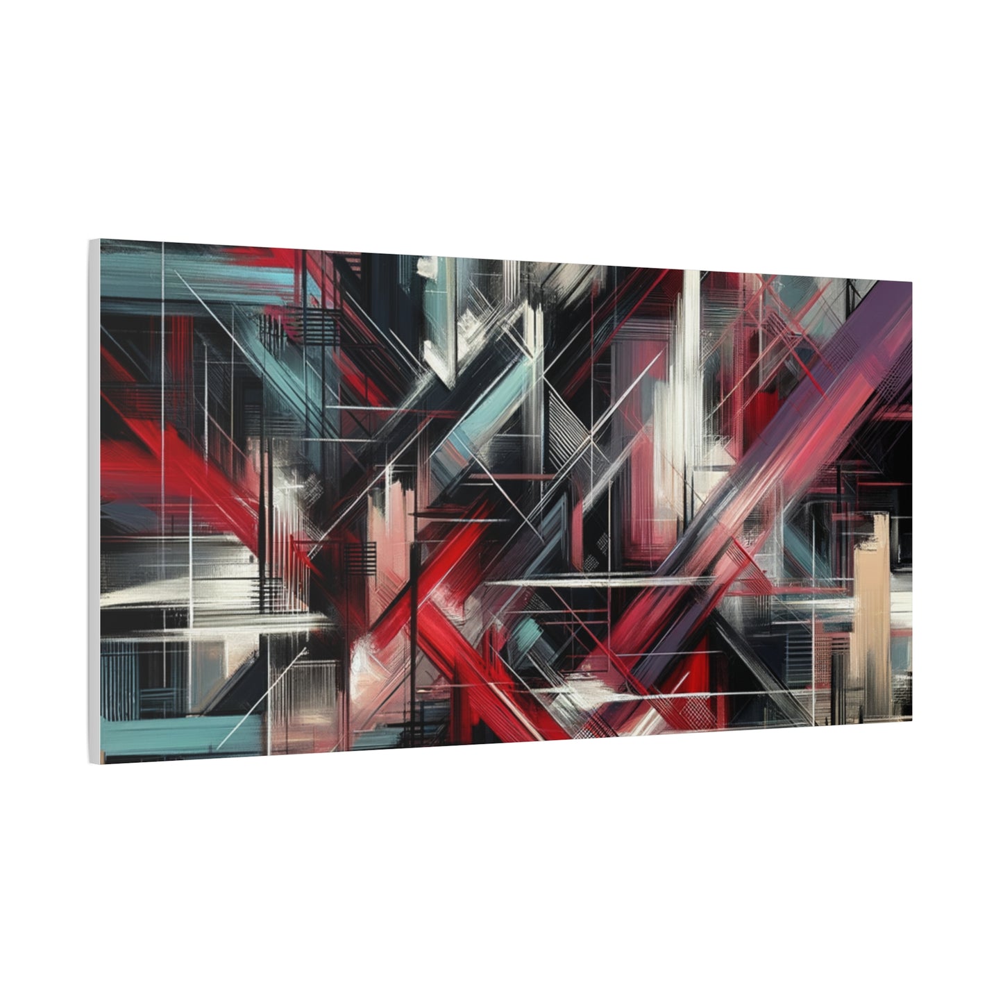 Abstract Geometric Matte Canvas, Stretched, 1.25"