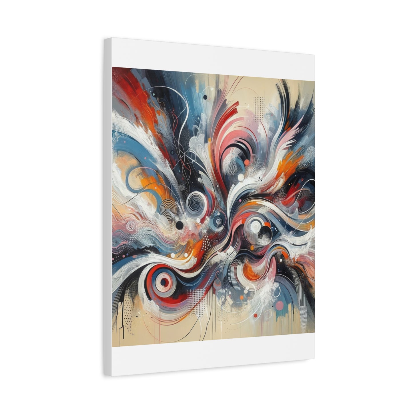 Abstract Swirl Matte Canvas, Stretched, 1.25"