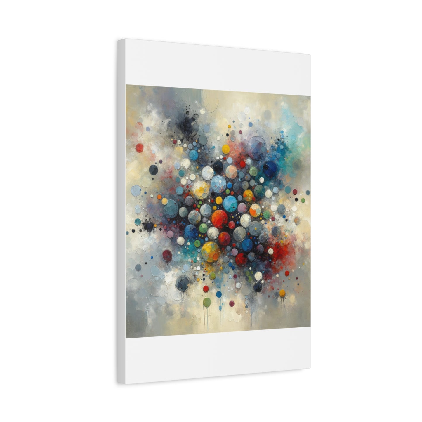 Vibrant Abstract Circles - Matte Canvas, Stretched, 1.25"