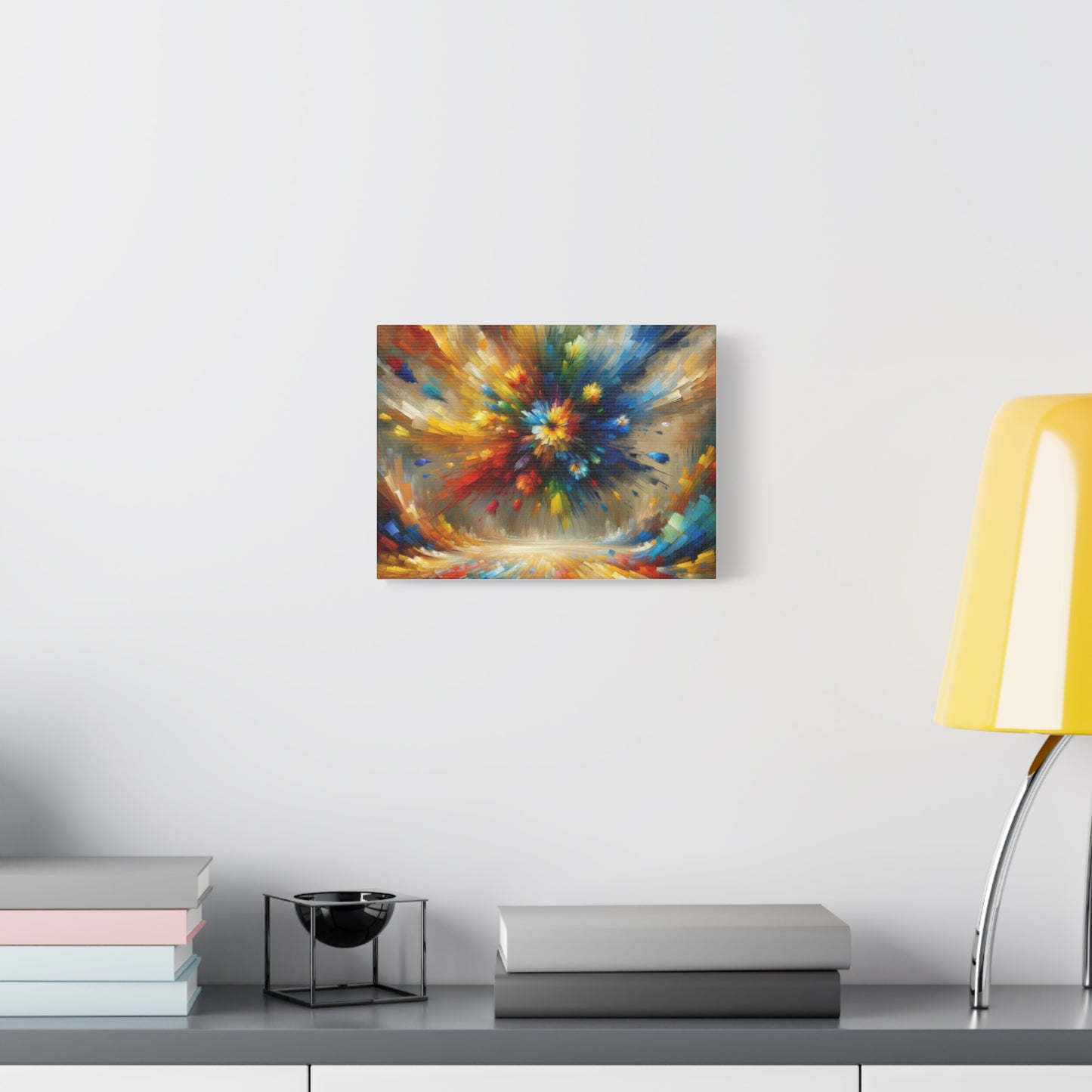 Abstract Burst of Colors - Matte Canvas, Stretched, 1.25"