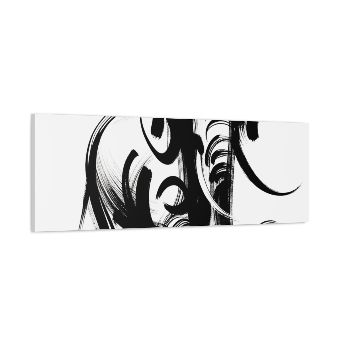 Elephant Ink Art - Matte Canvas, Stretched, 1.25"