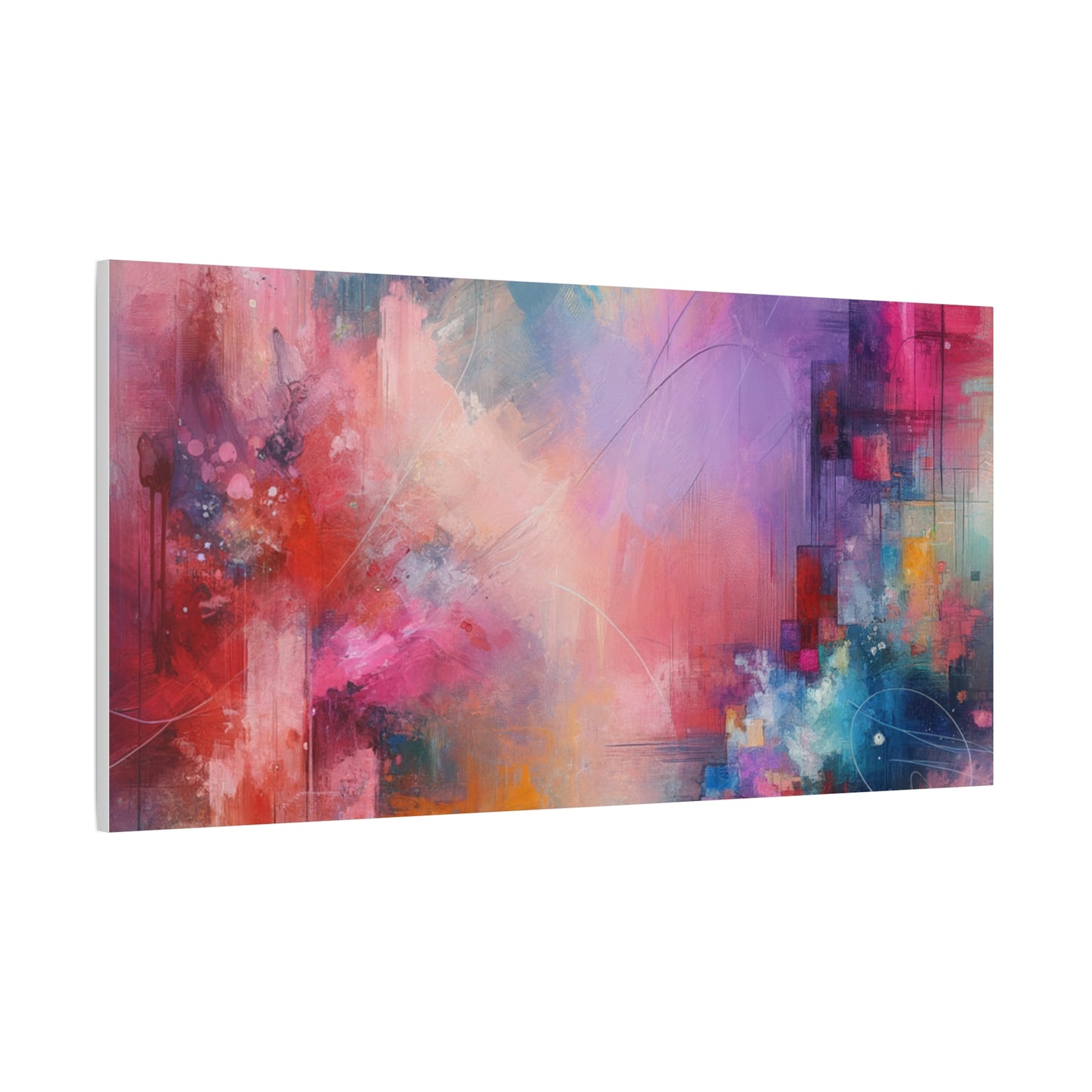 Abstract Color Symphony - Matte Canvas, Stretched, 1.25"