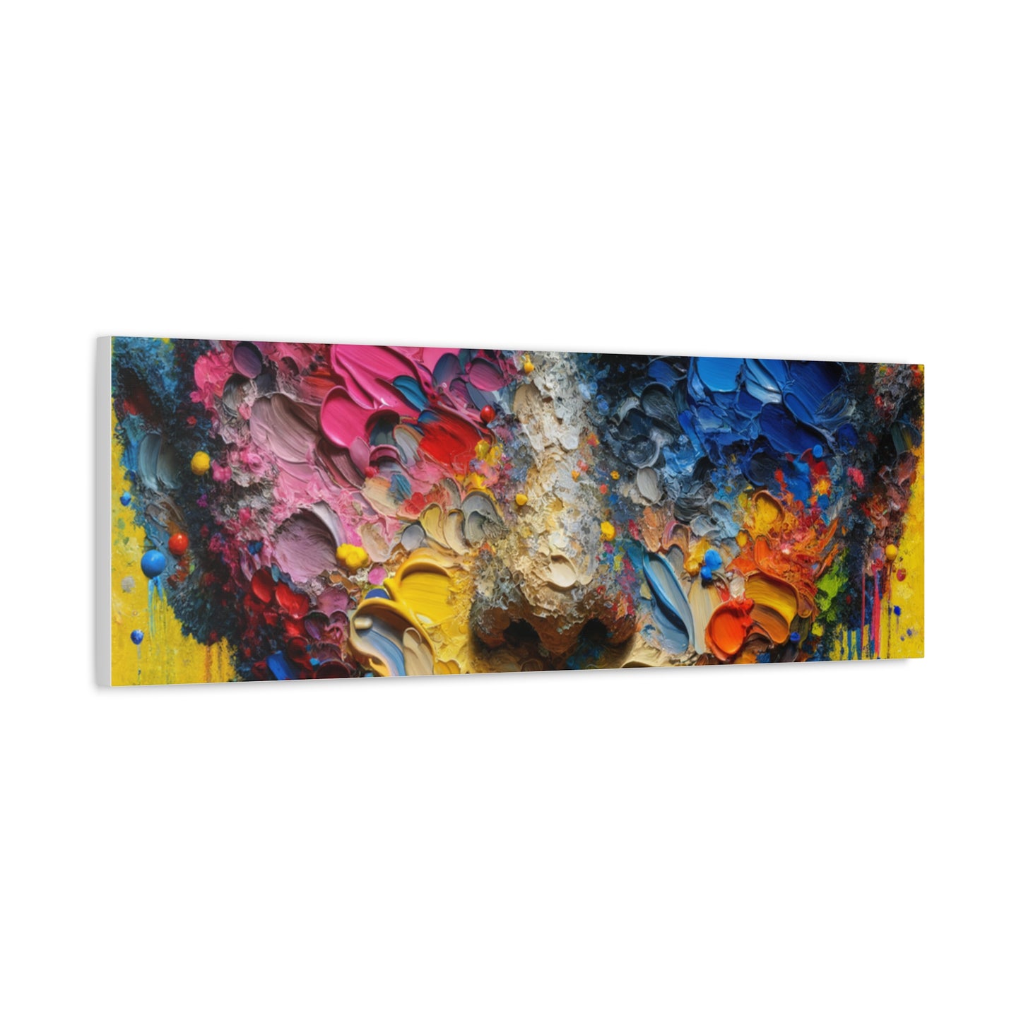 Vibrant Abstract Portrait - Matte Canvas, Stretched, 1.25"