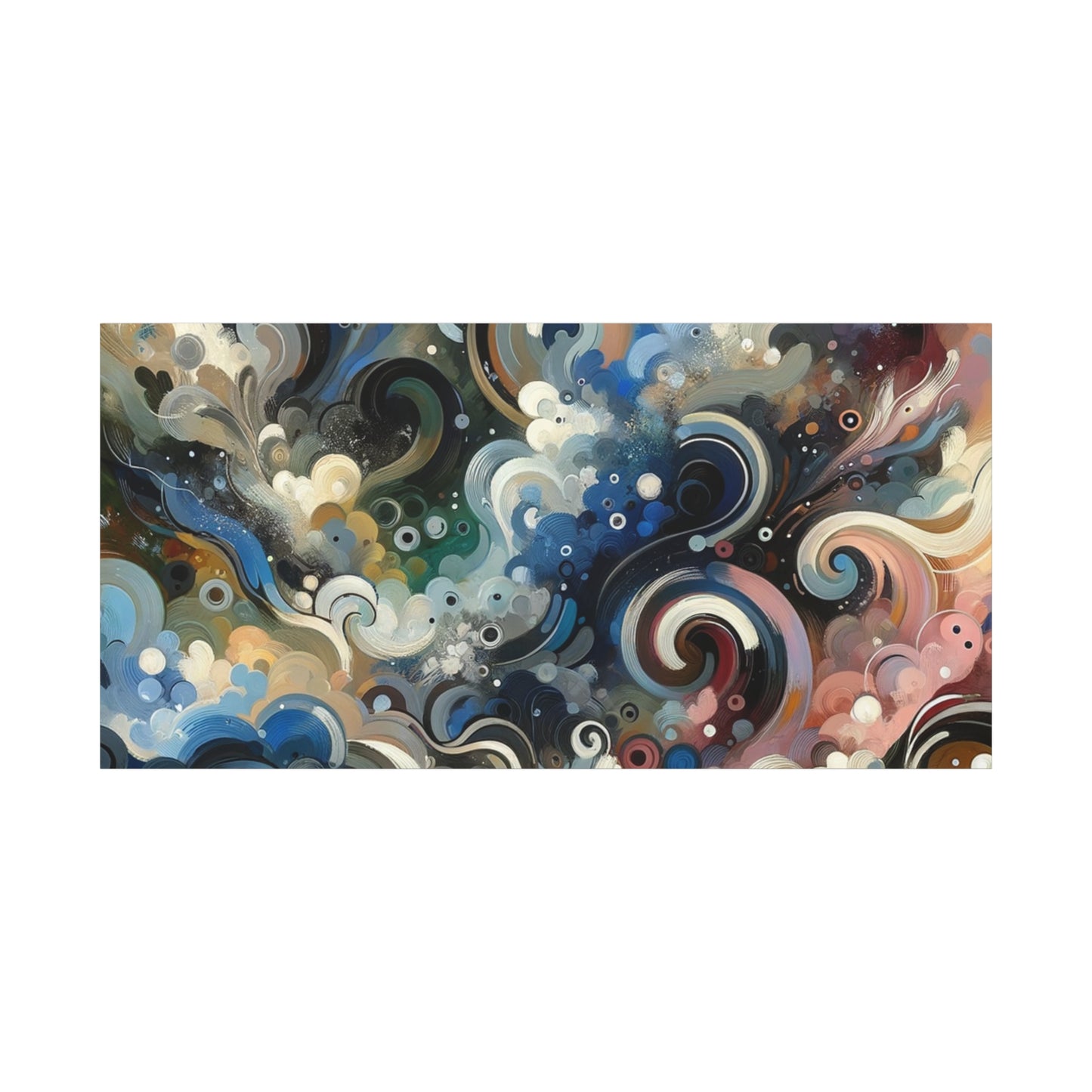 Abstract Swirls - Matte Canvas, Stretched, 1.25"