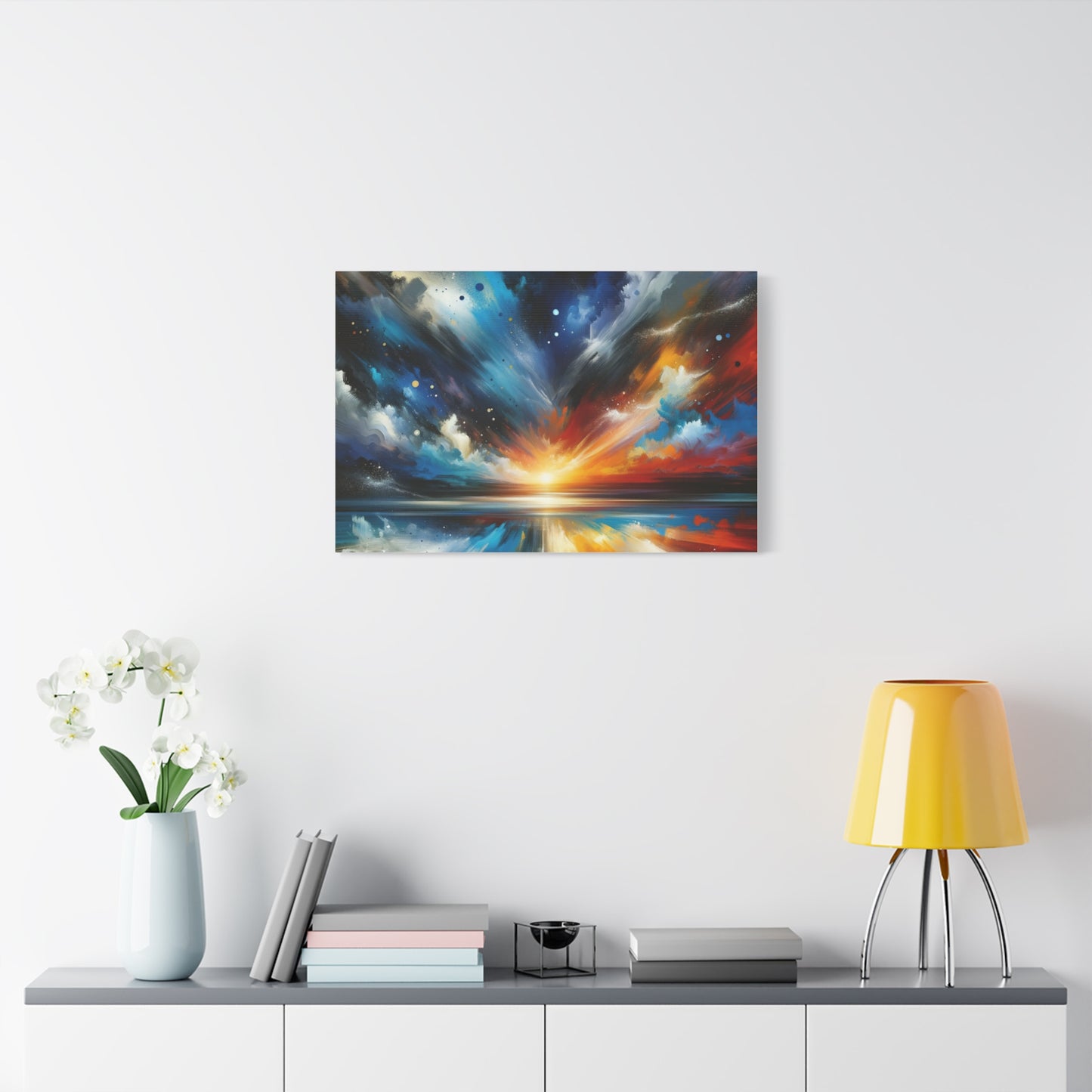 Vibrant Cosmic Sunrise - Matte Canvas, Stretched, 1.25"