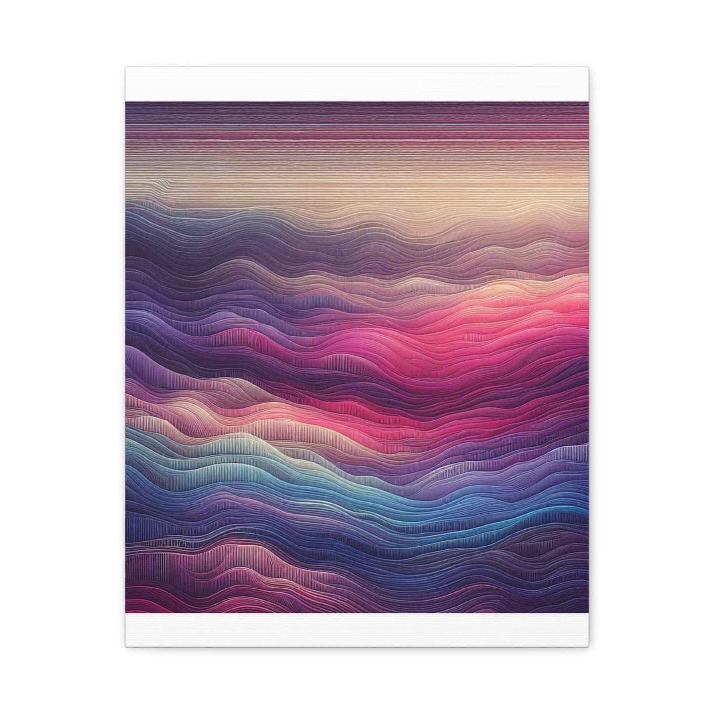 Wave Harmony - Matte Canvas, Stretched, 1.25"